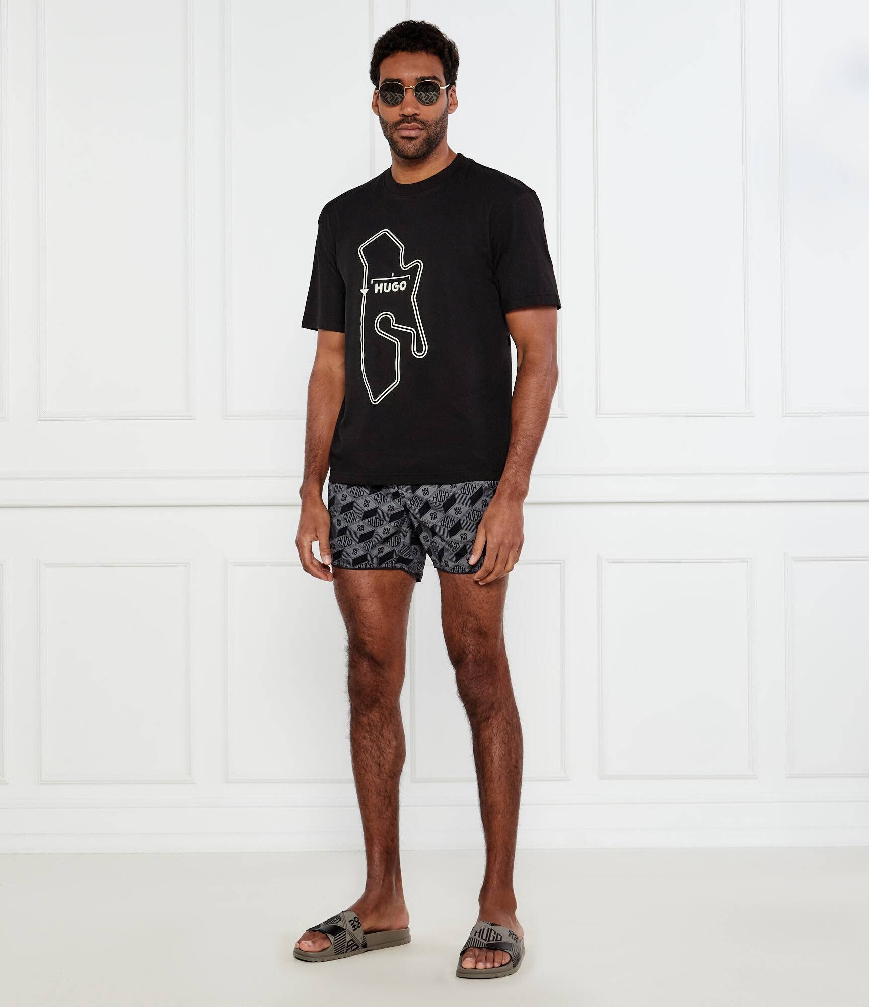 HUGO Tricou Droad | Loose fit