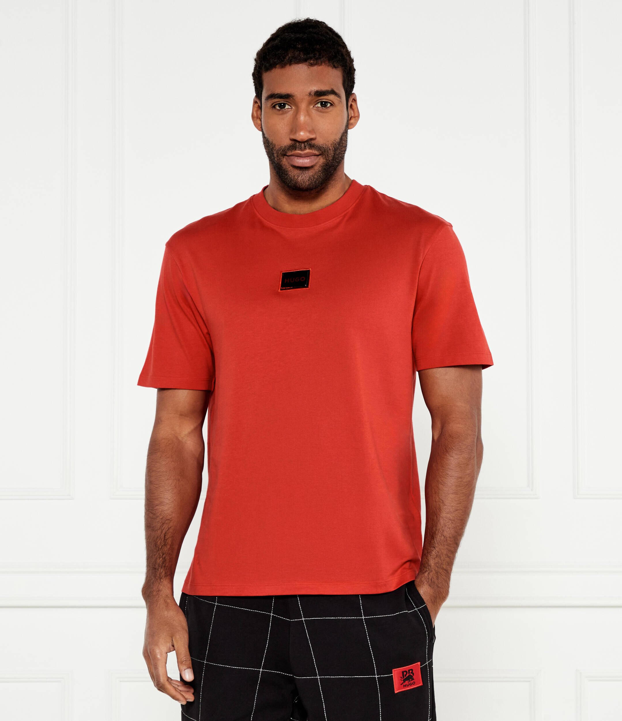 HUGO Tricou Dugojelly | Oversize fit