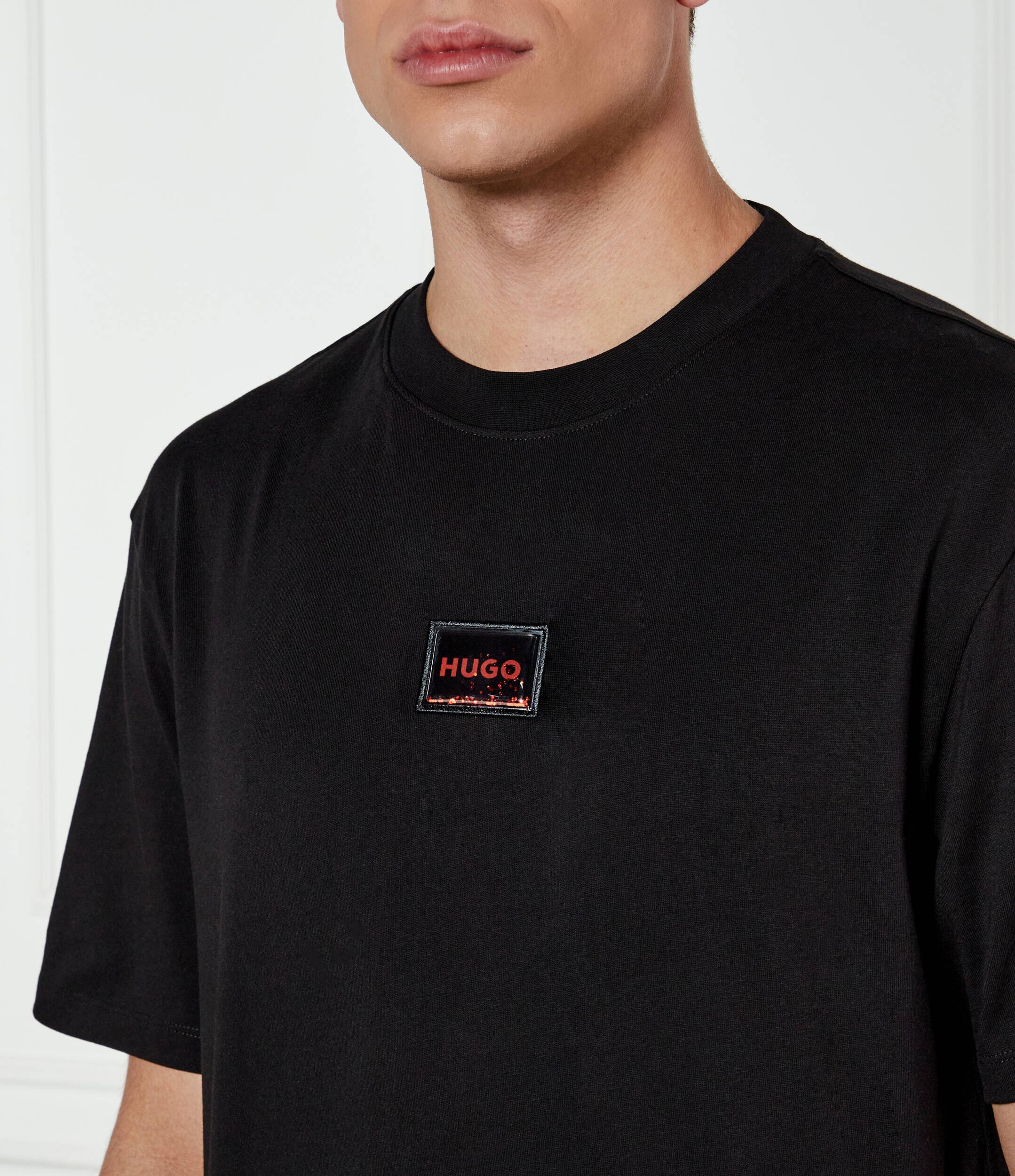 HUGO Tricou Dugojelly | Oversize fit