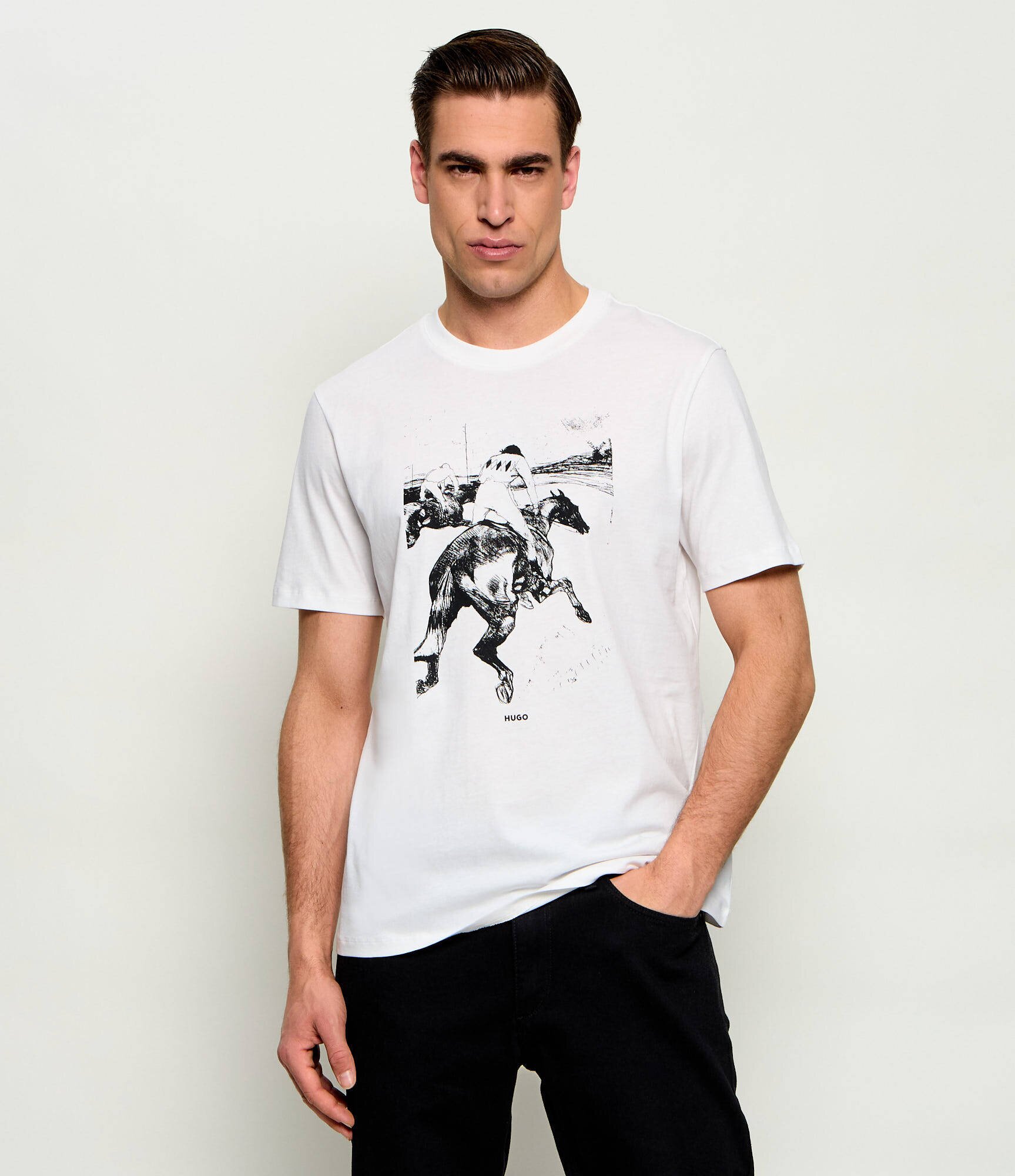 HUGO Tricou Duhorse | regular fit