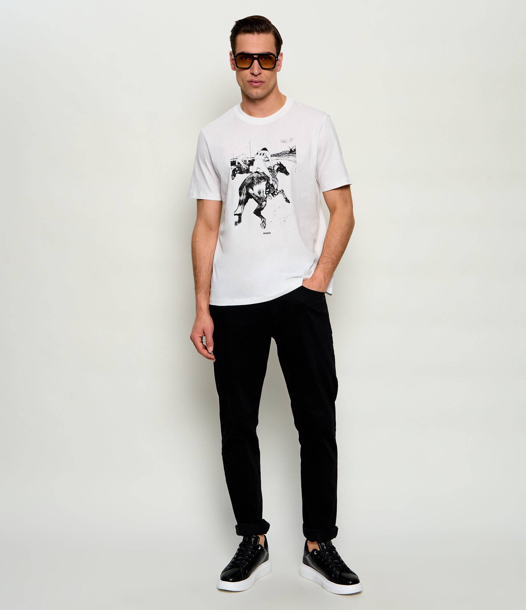 HUGO Tricou Duhorse | regular fit