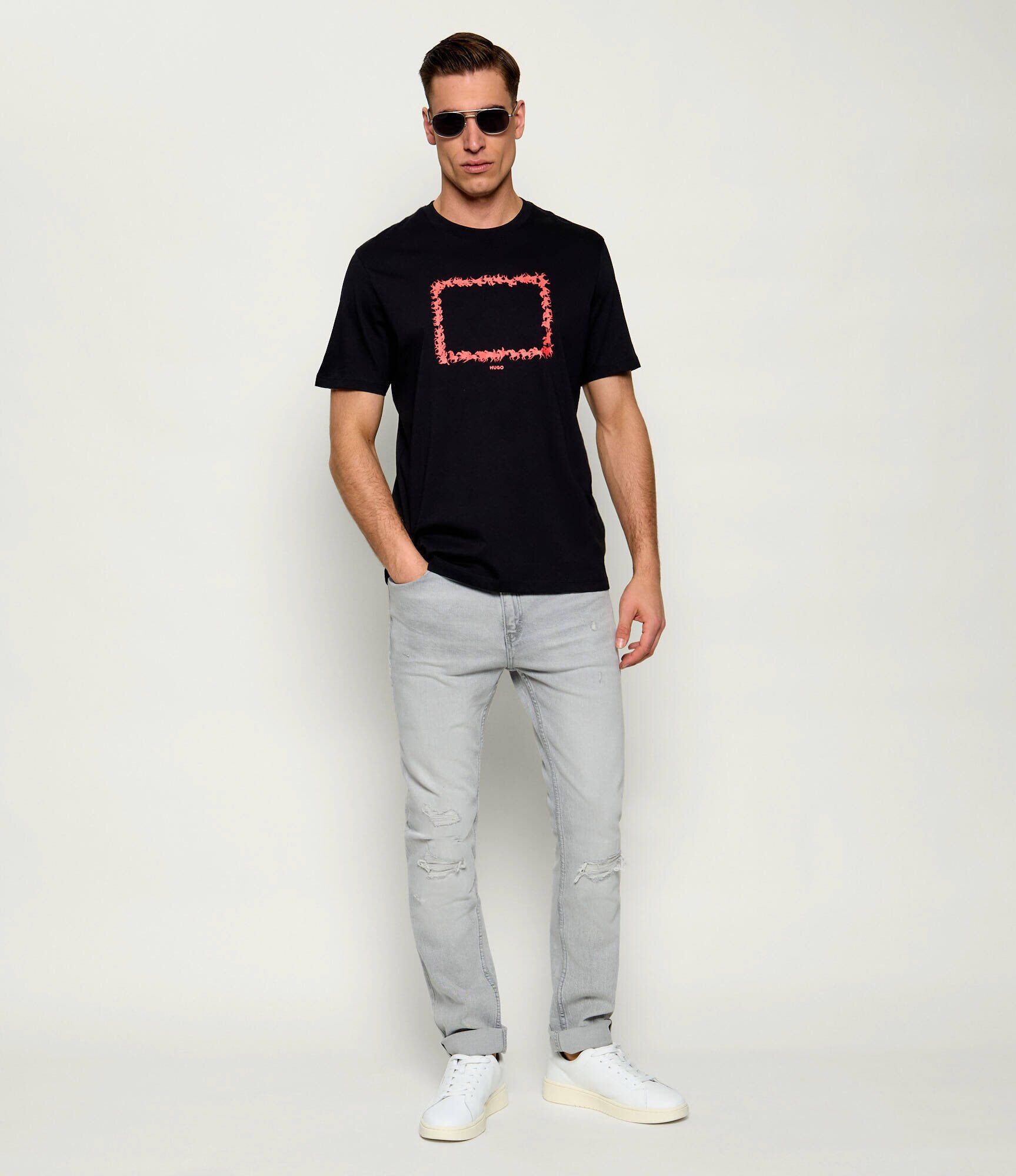 HUGO Tricou Duhorse | regular fit