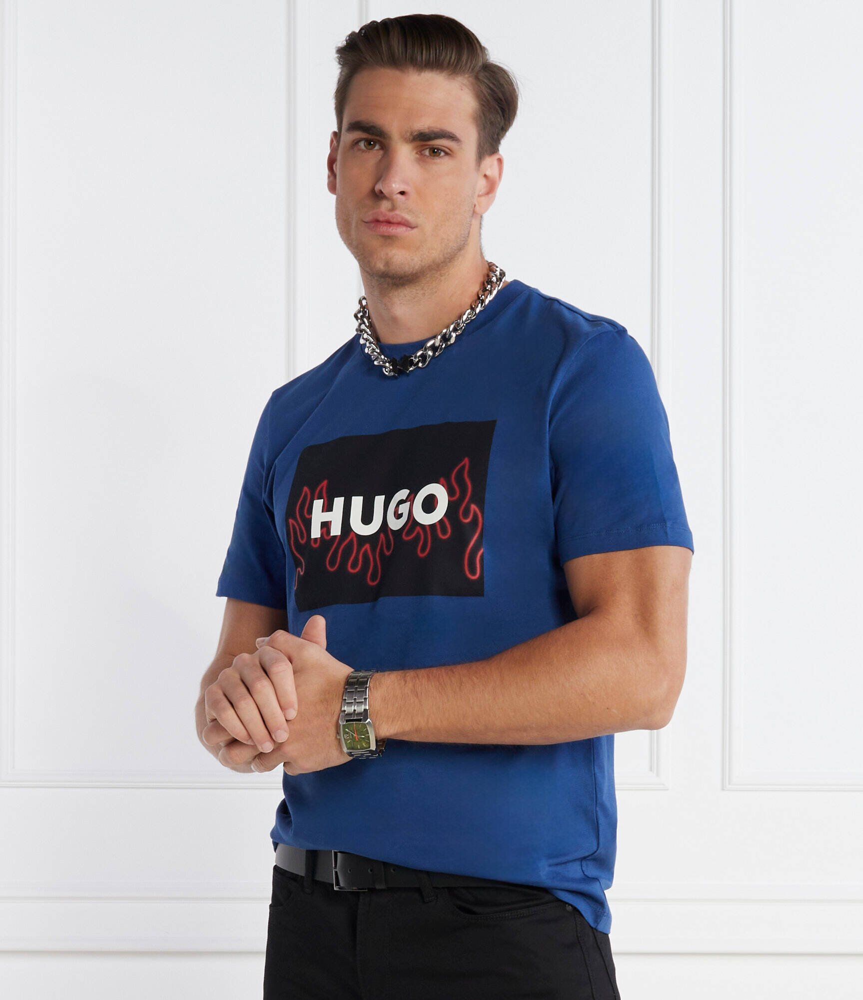 HUGO Tricou Dulive_U241 | Regular Fit