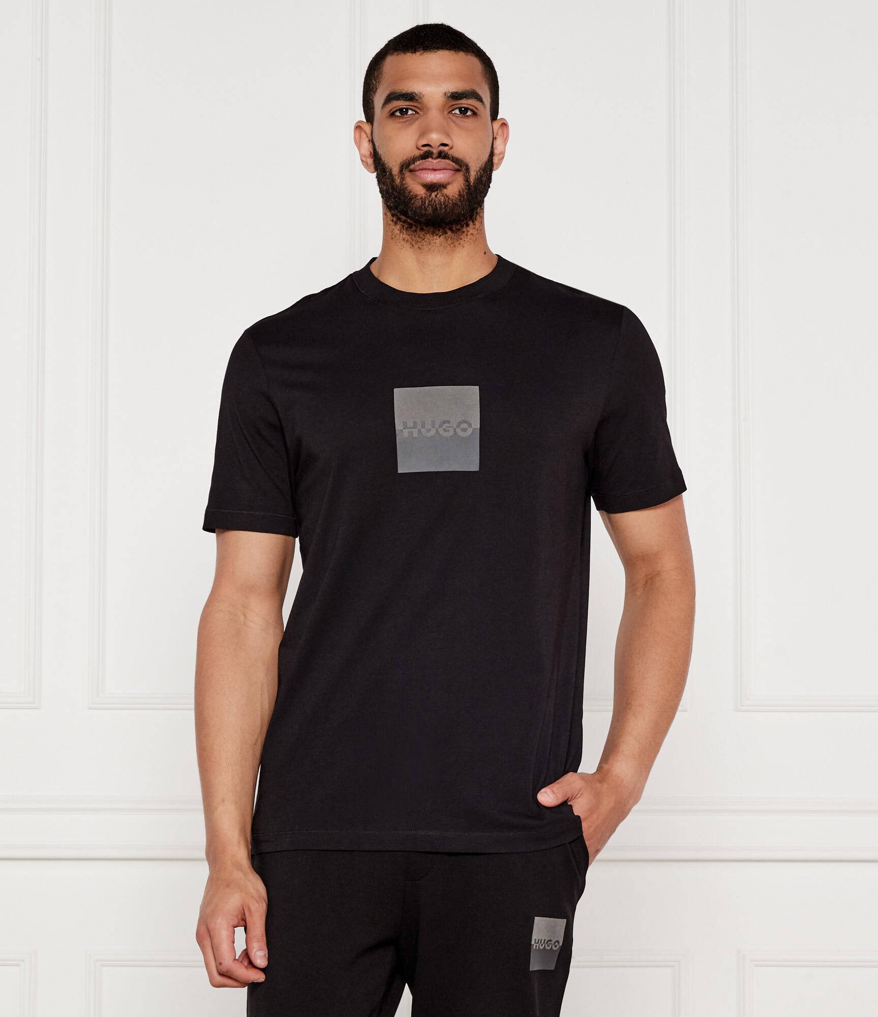HUGO Tricou Dusplit | Regular Fit