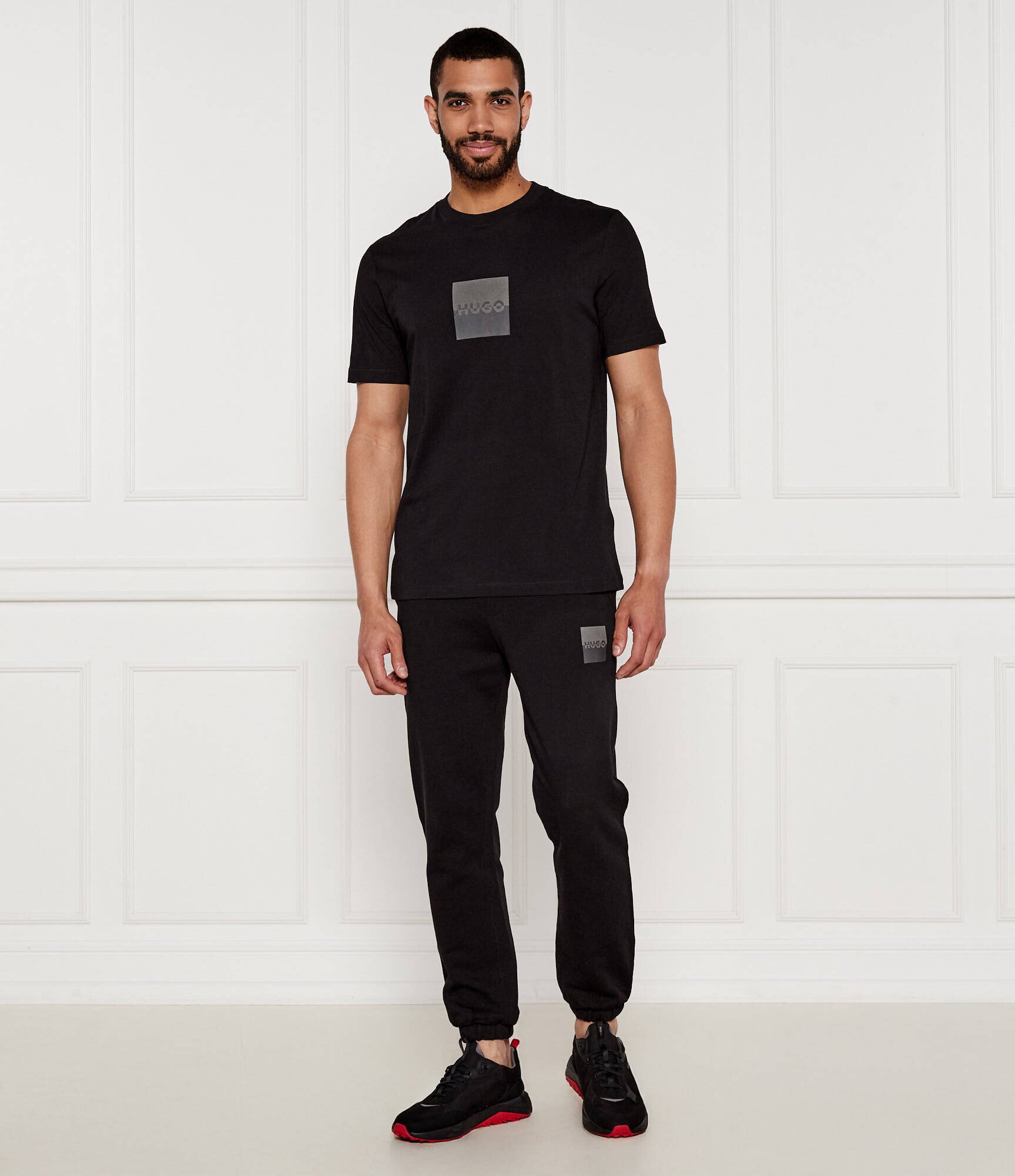 HUGO Tricou Dusplit | Regular Fit