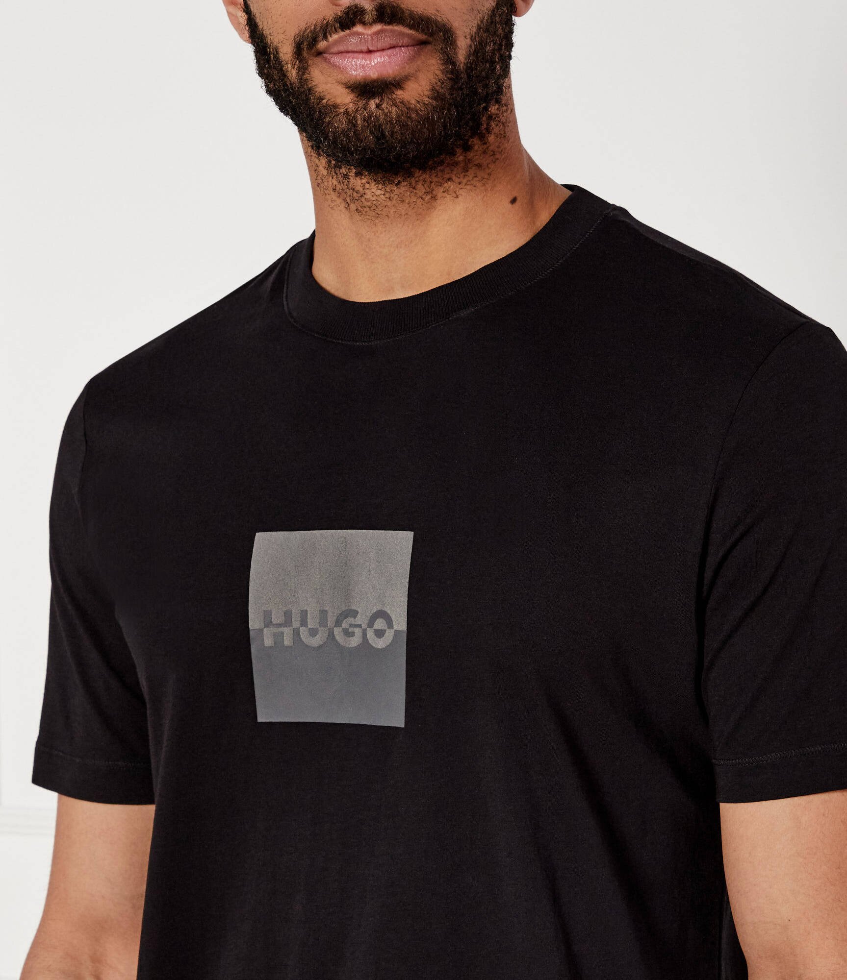 HUGO Tricou Dusplit | Regular Fit