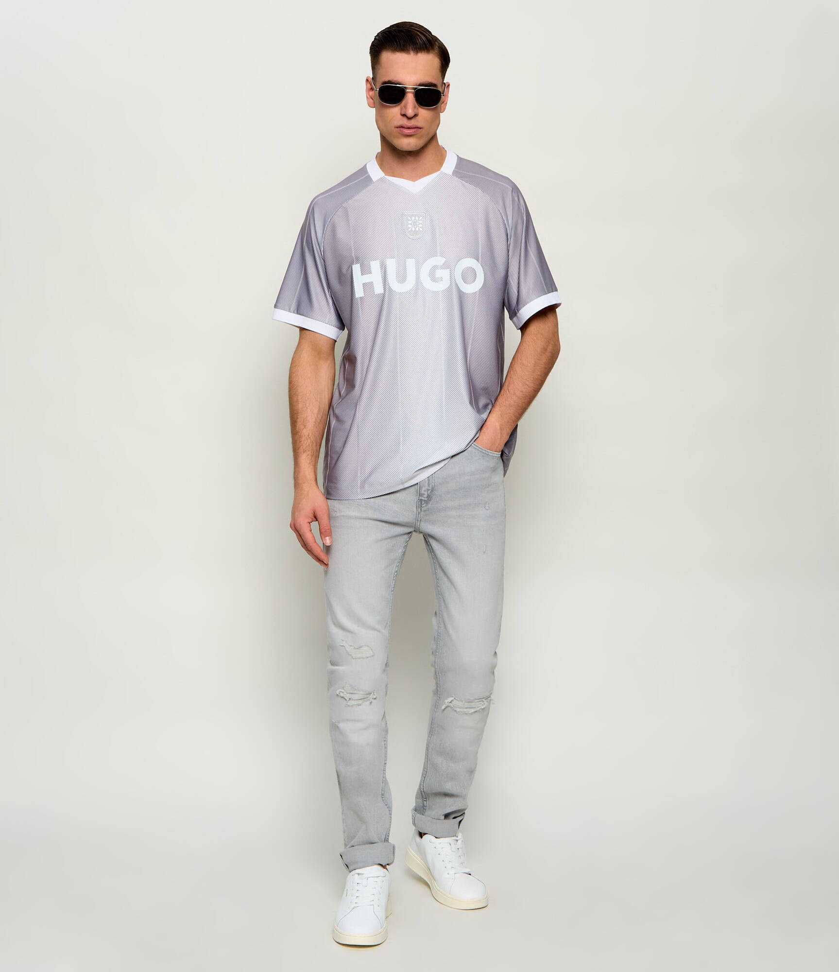 HUGO Tricou Dwild | Relaxed fit