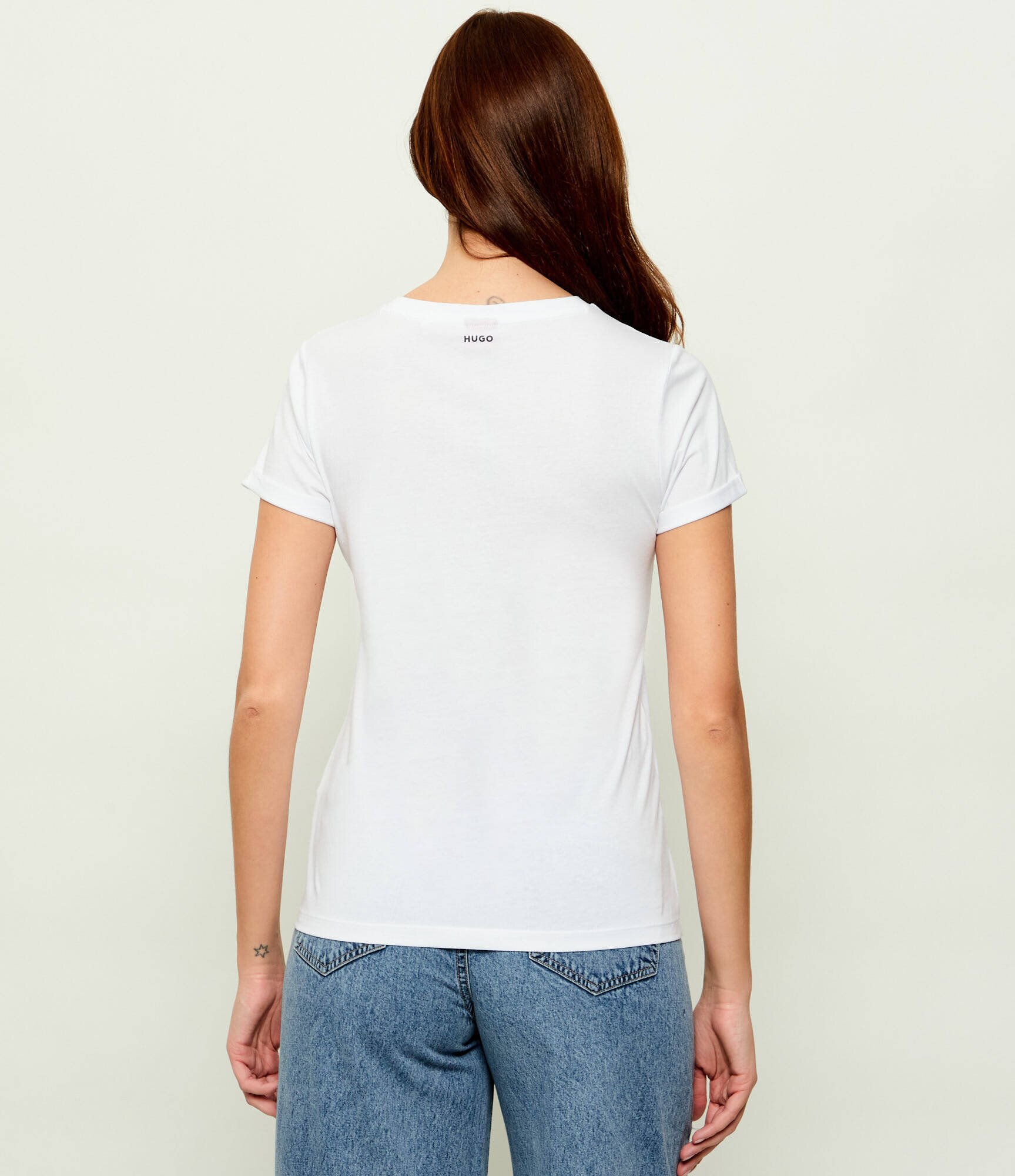 HUGO tricou The Plain | Slim Fit