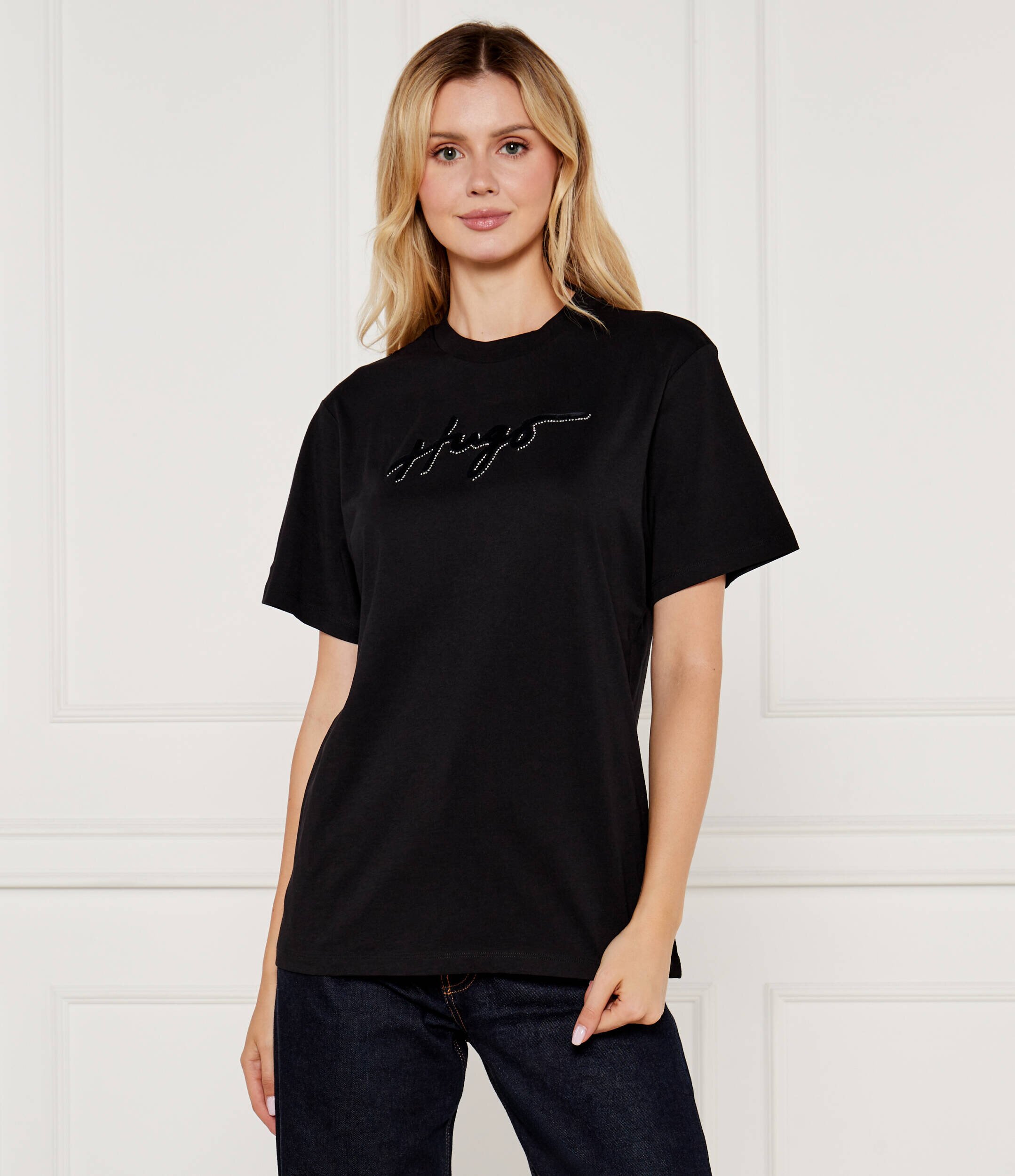 HUGO Tricou VINTAGE | Loose fit