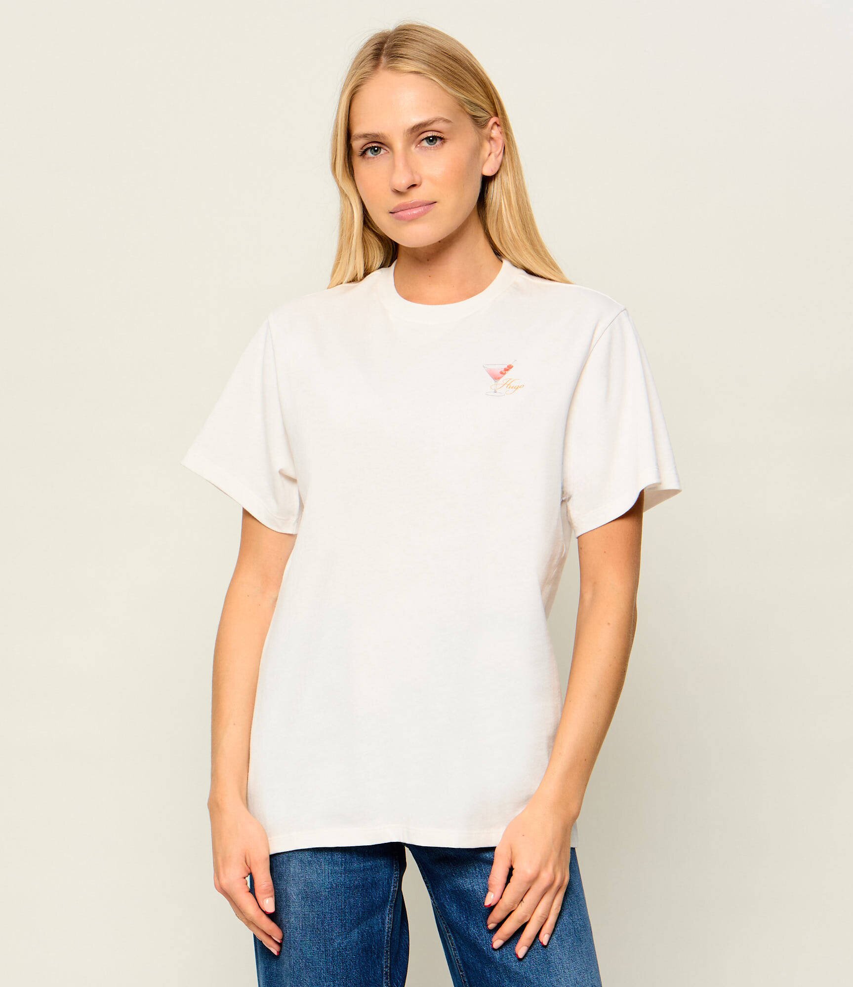 HUGO Tricou Vintage | Relaxed fit