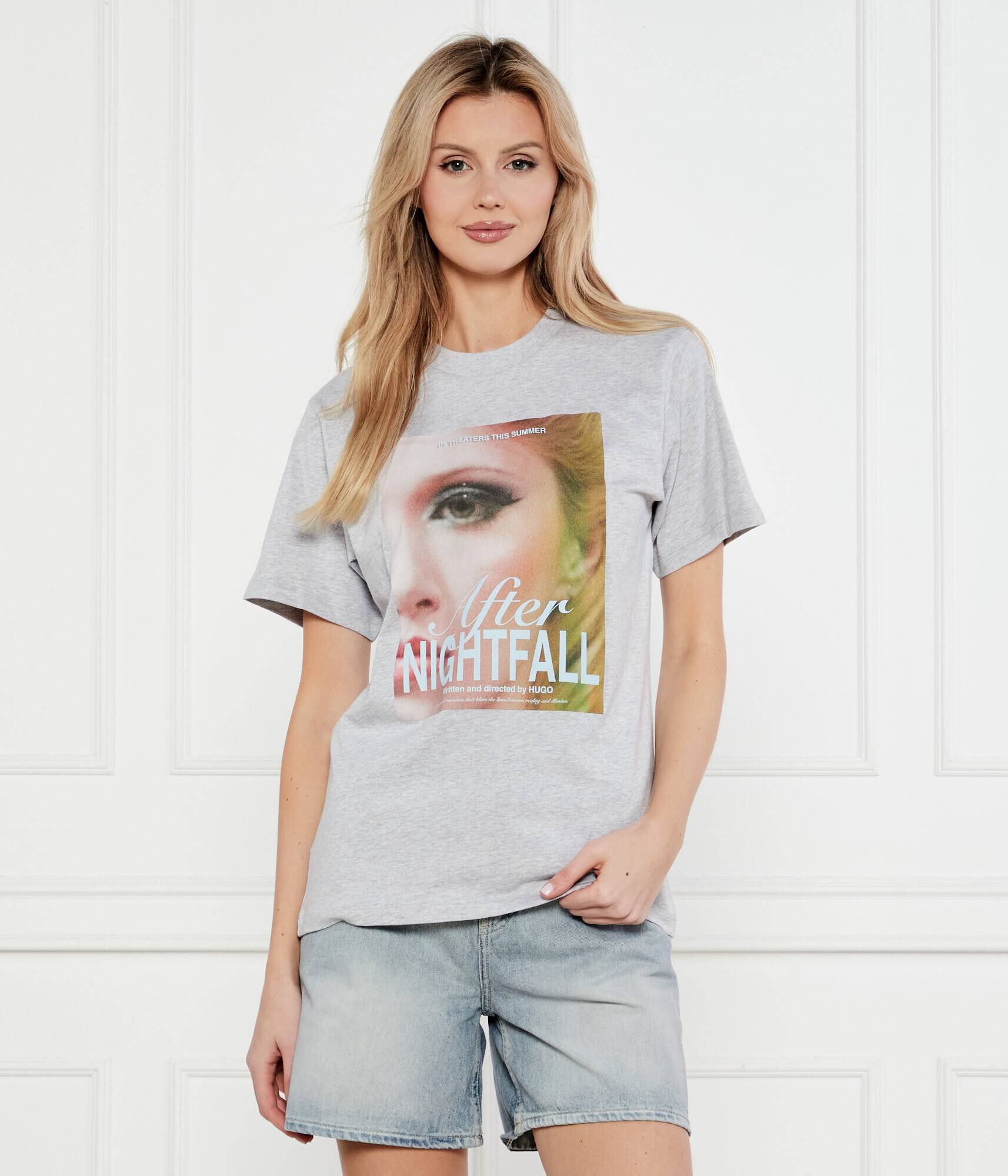 HUGO Tricou Vintage Tee_14 | Relaxed fit