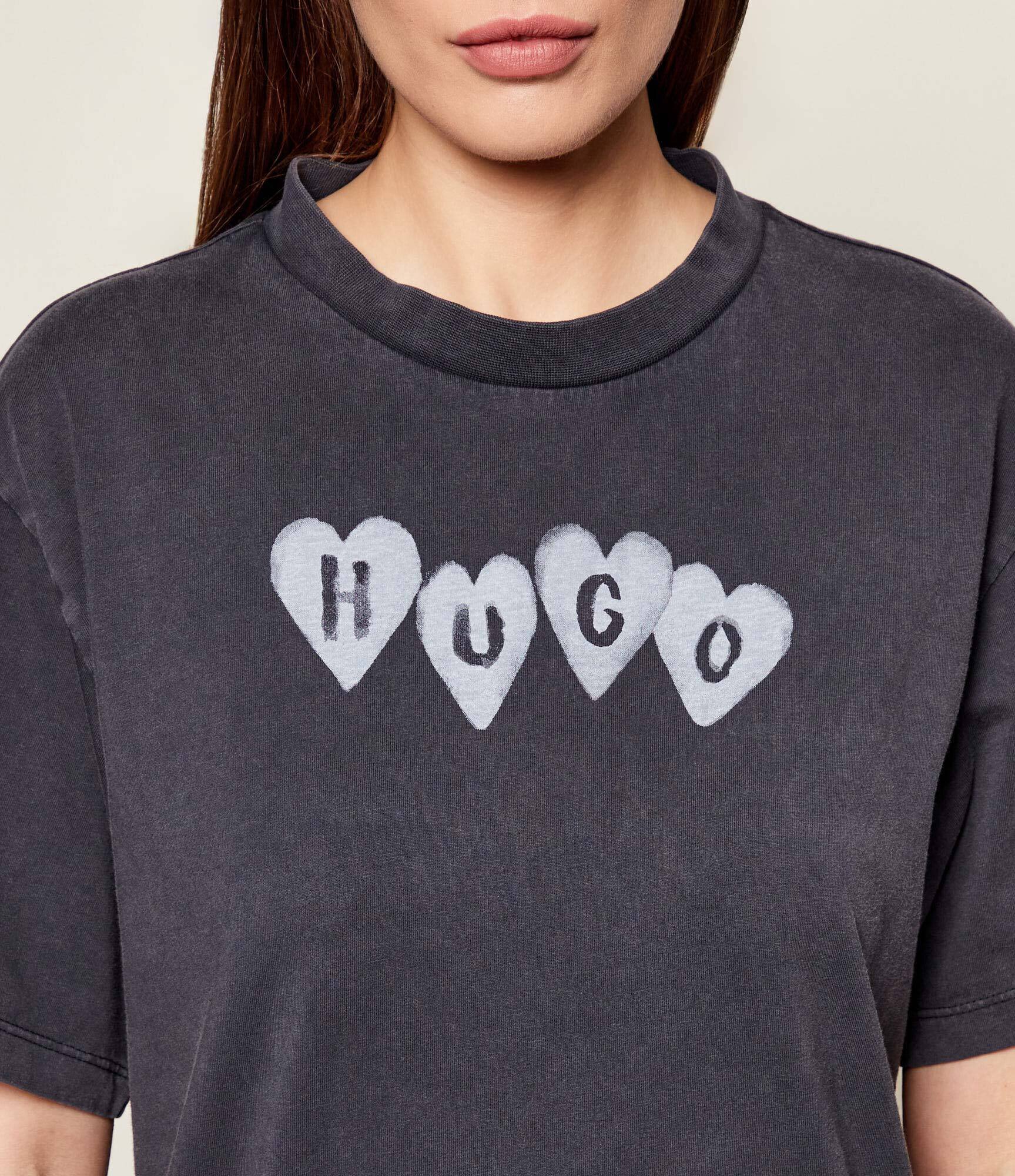 HUGO Tricou Vintage Tee_22 | Relaxed fit