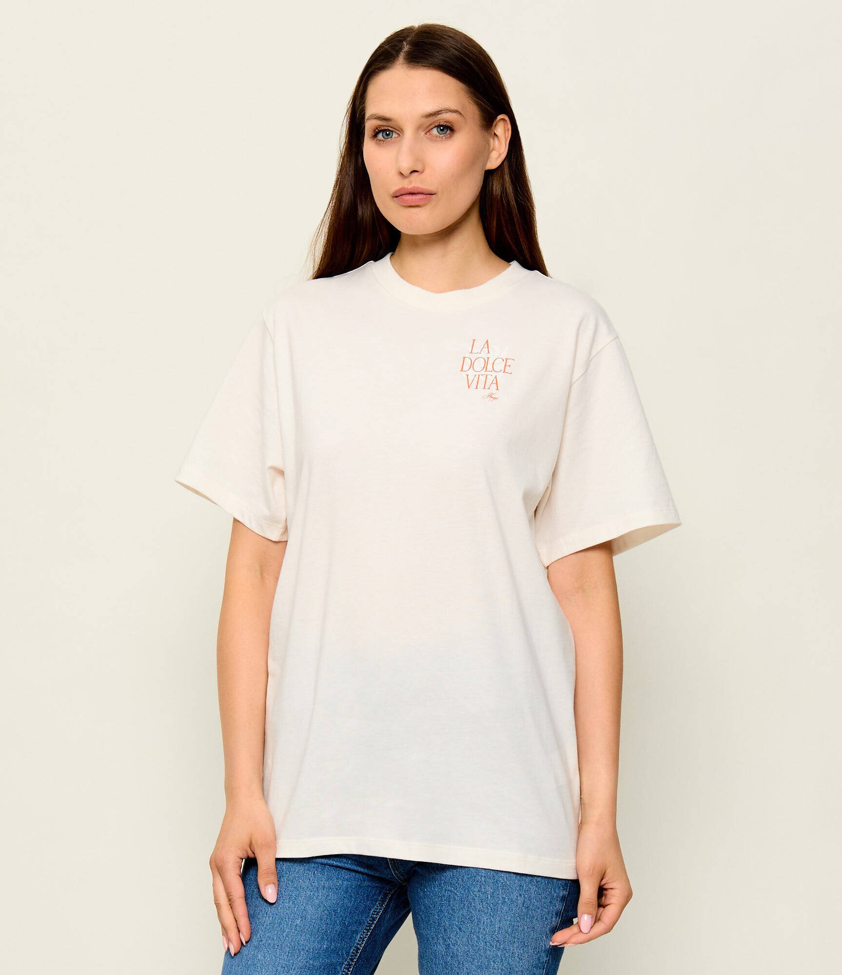 HUGO Tricou Vintage Tee_25 | Oversize fit