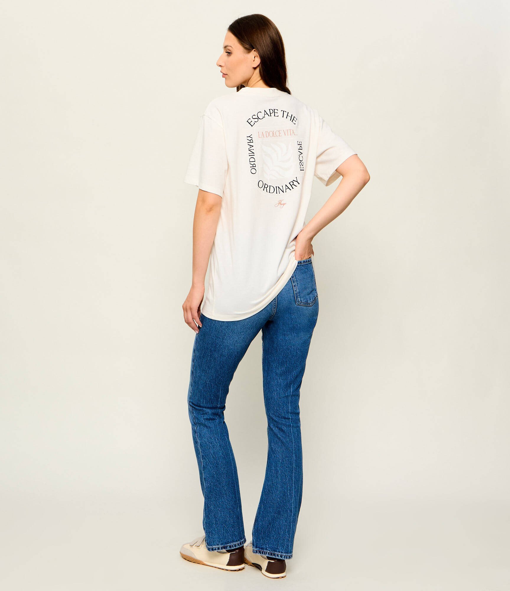HUGO Tricou Vintage Tee_25 | Oversize fit