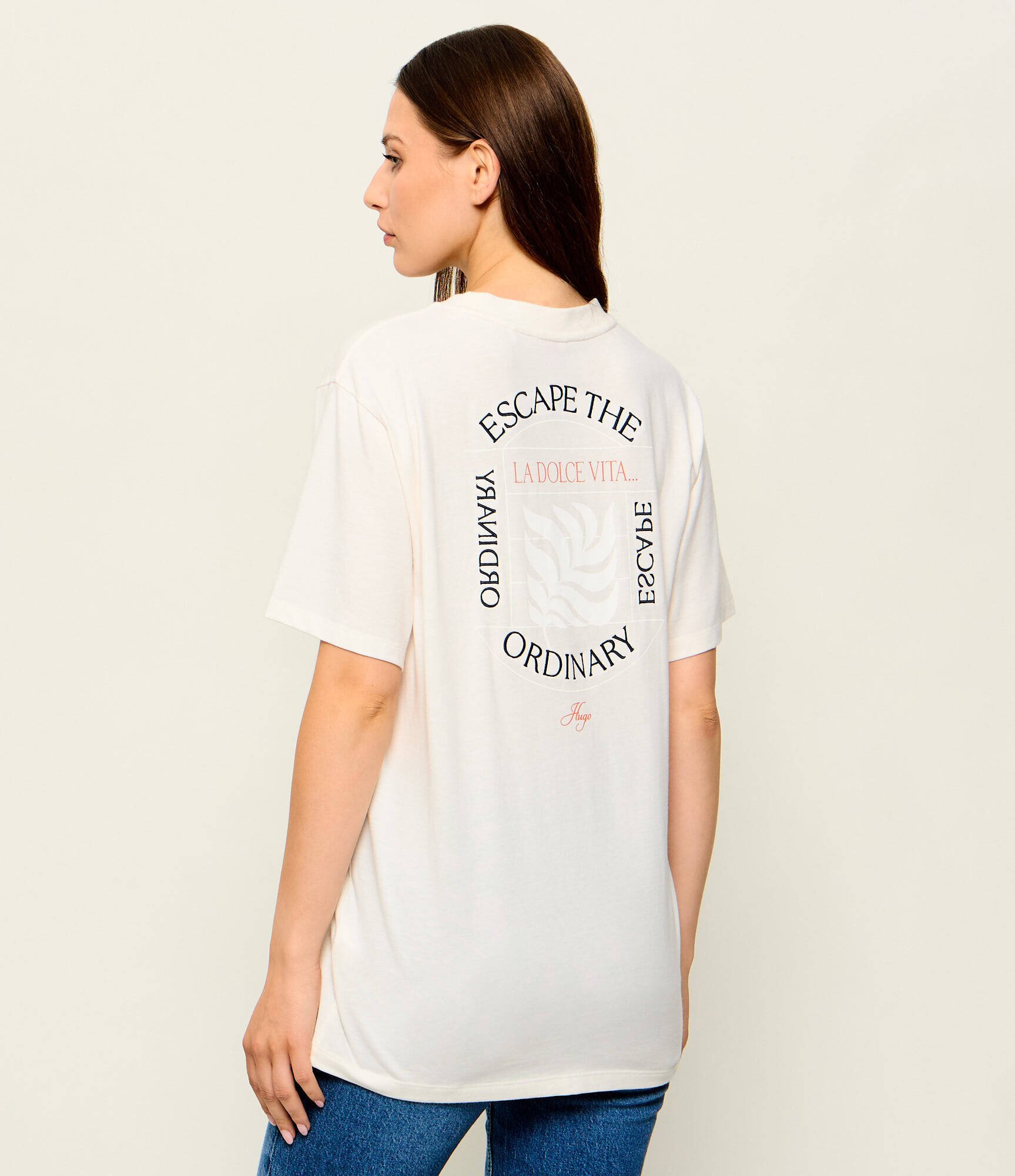 HUGO Tricou Vintage Tee_25 | Oversize fit