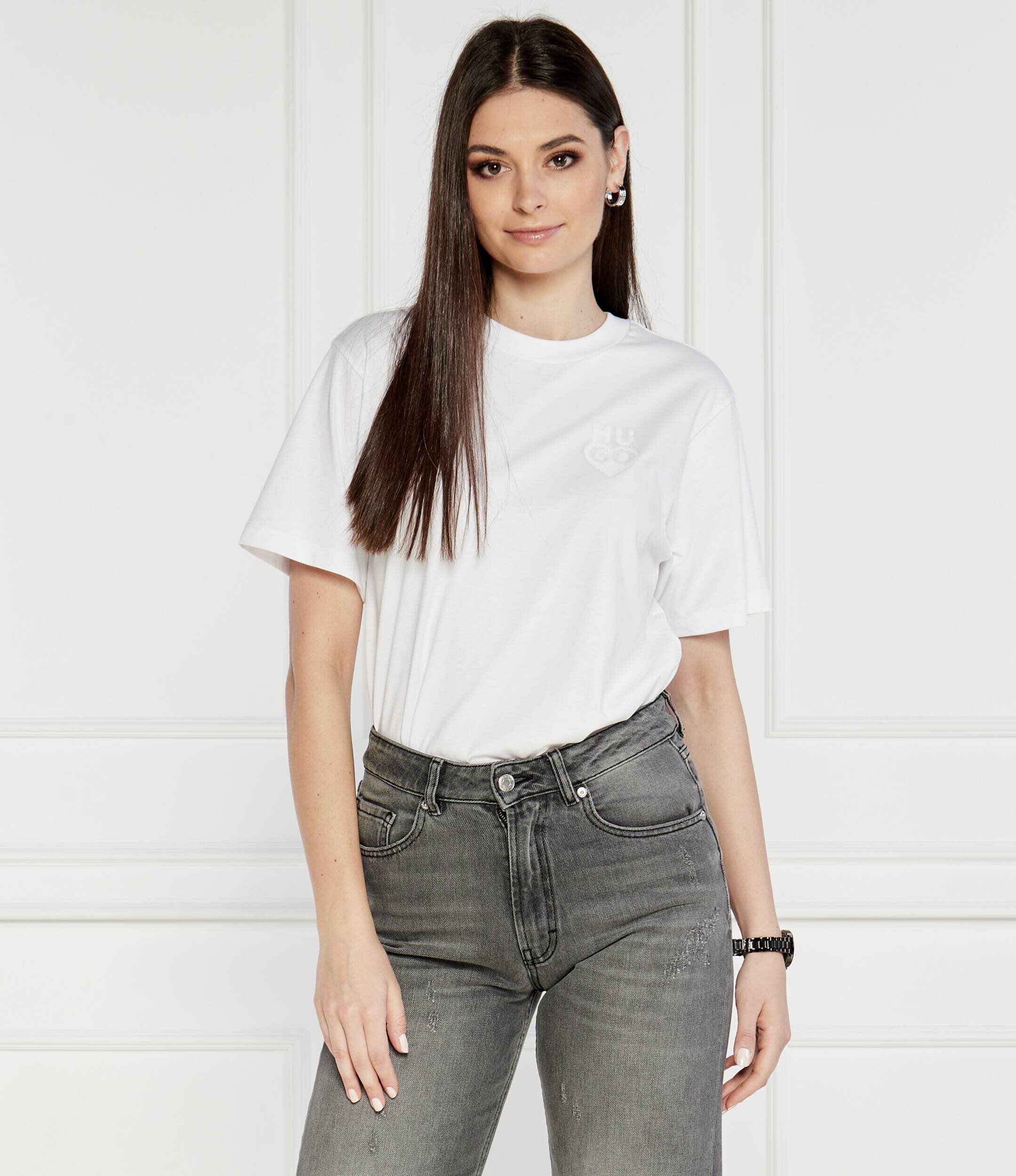 HUGO Tricou VINTAGE_TEE_9 | Relaxed fit