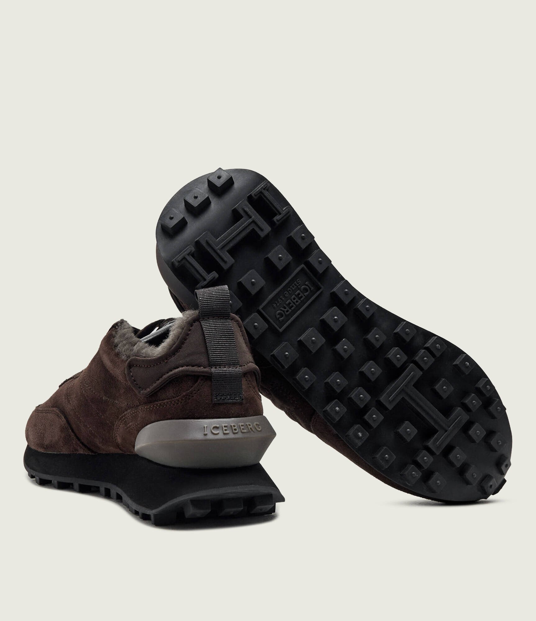 Iceberg Căptușite sneakers | piele întoarsă | shearling cu adaos de lână