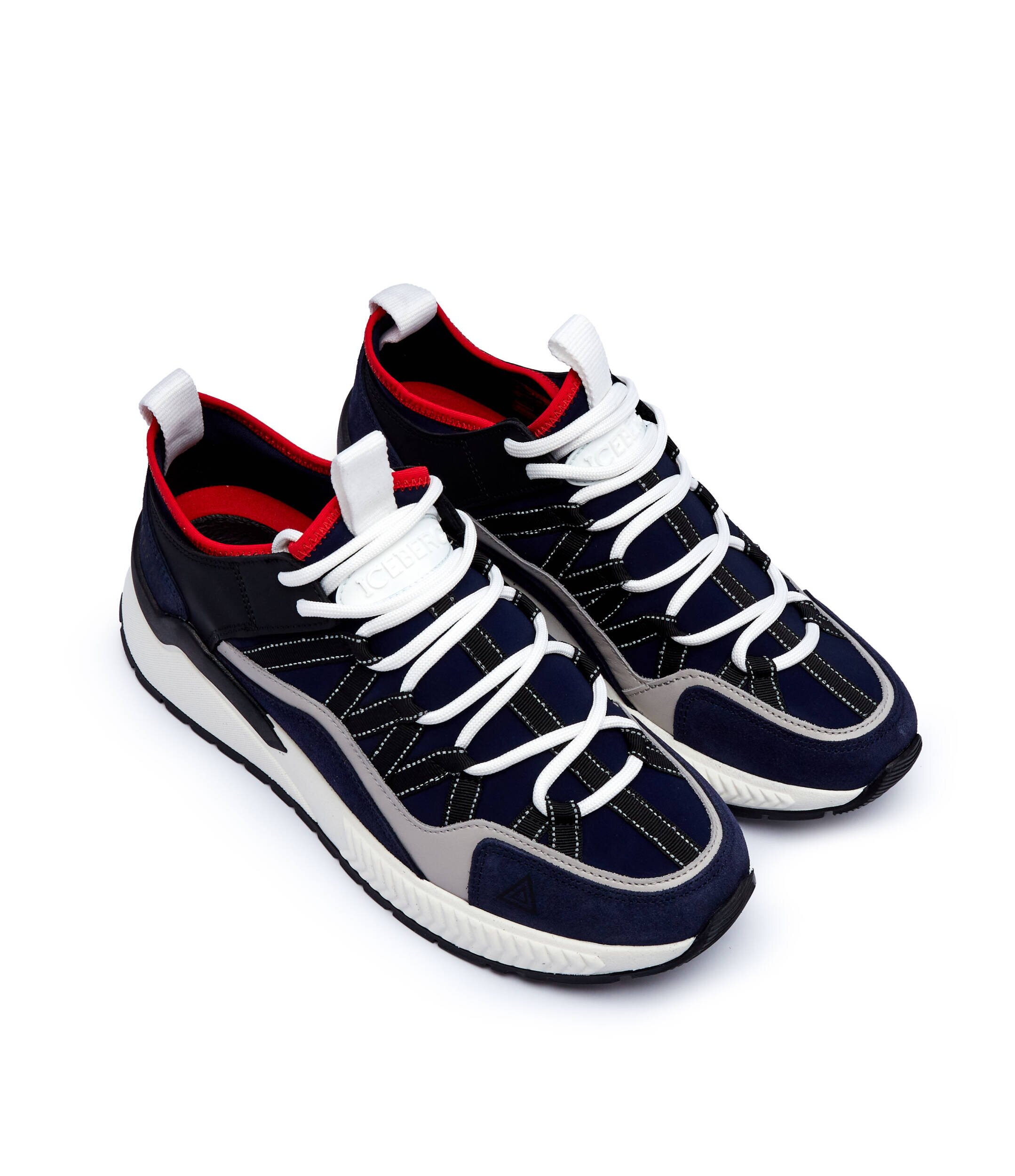 Iceberg De piele sneakers COMB.DEEP BLU