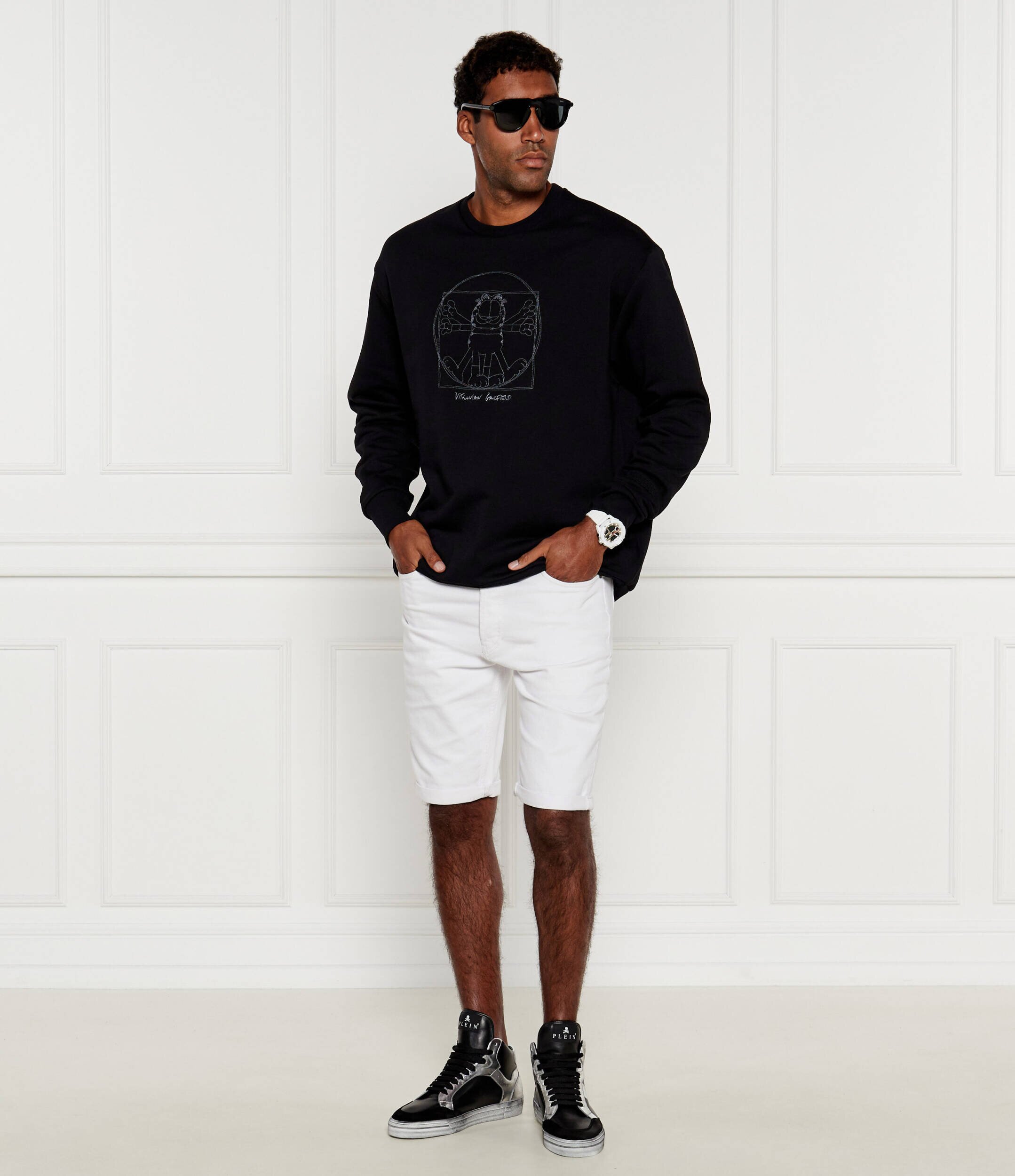 Iceberg Pulover X GARFIELD | Oversize fit