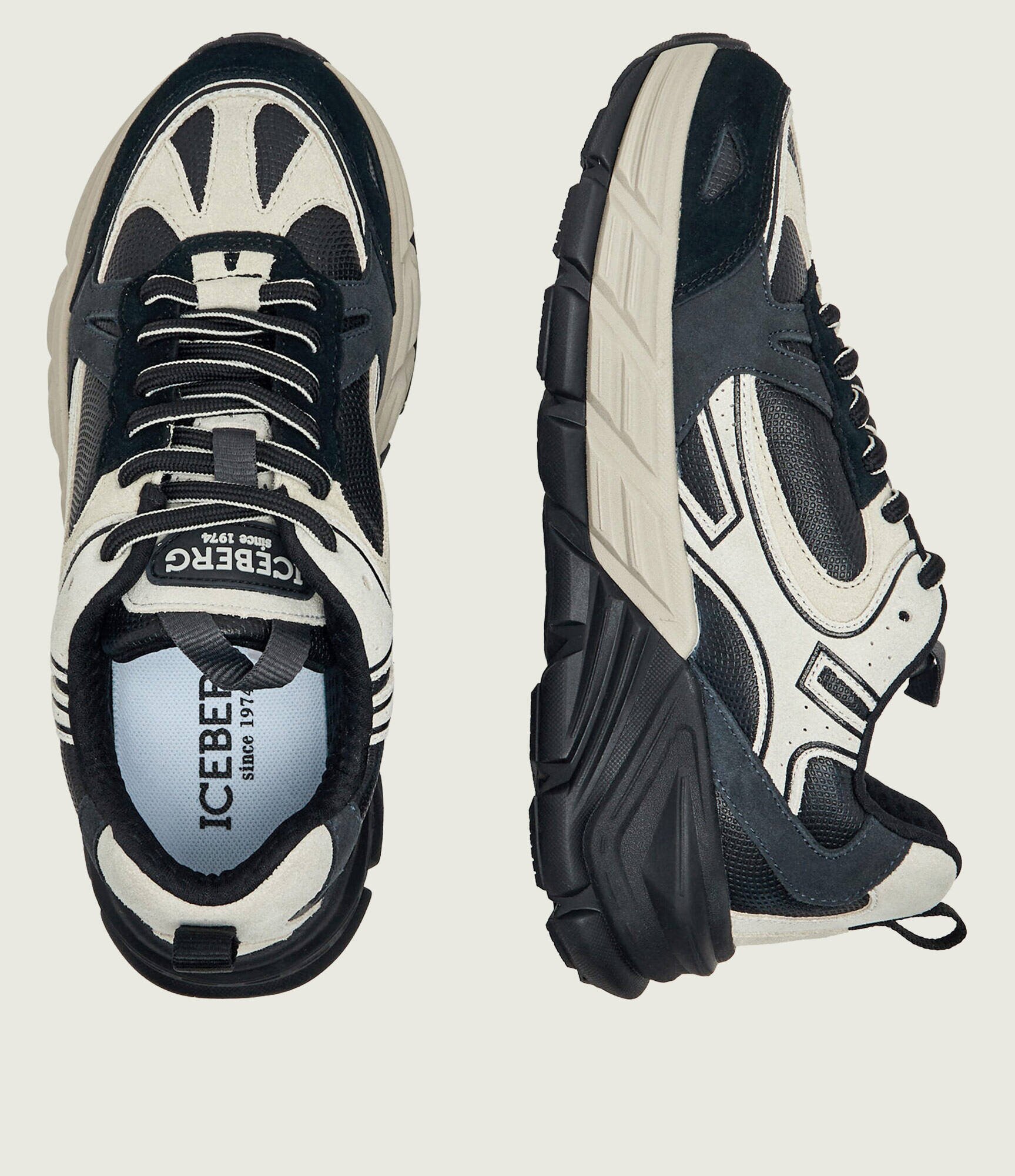 Iceberg Sneakers | piele întoarsă