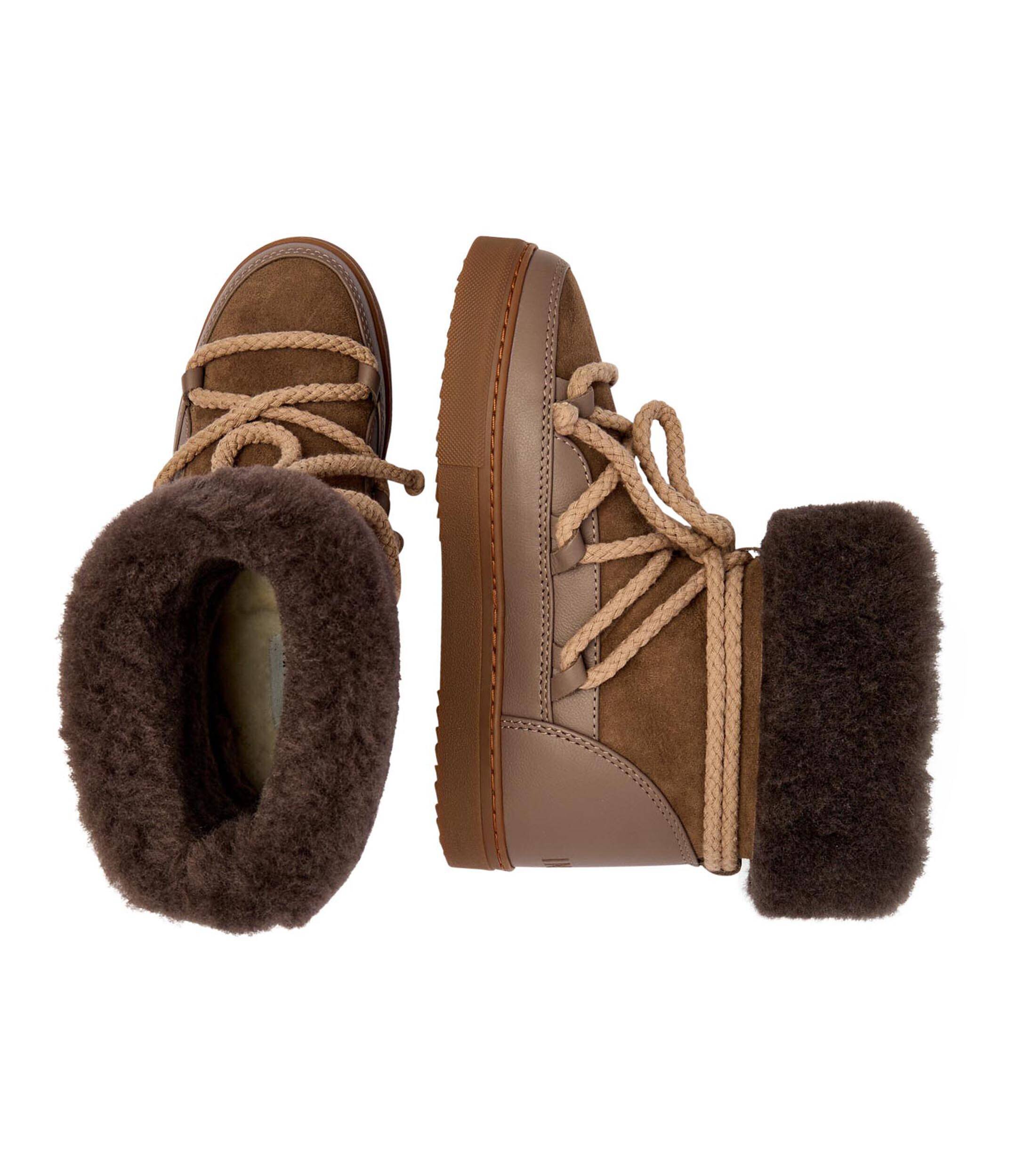 Inuikii Bocanci Classic High | shearling | skóra | lână