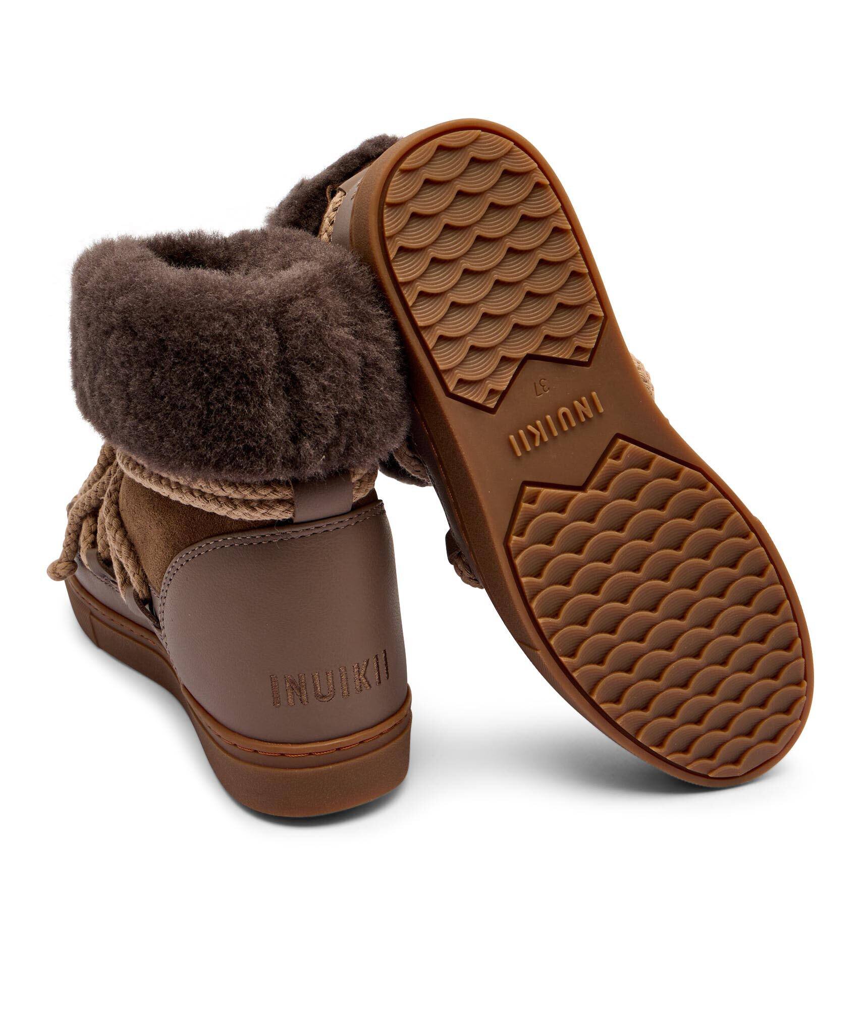 Inuikii Bocanci Classic High | shearling | skóra | lână