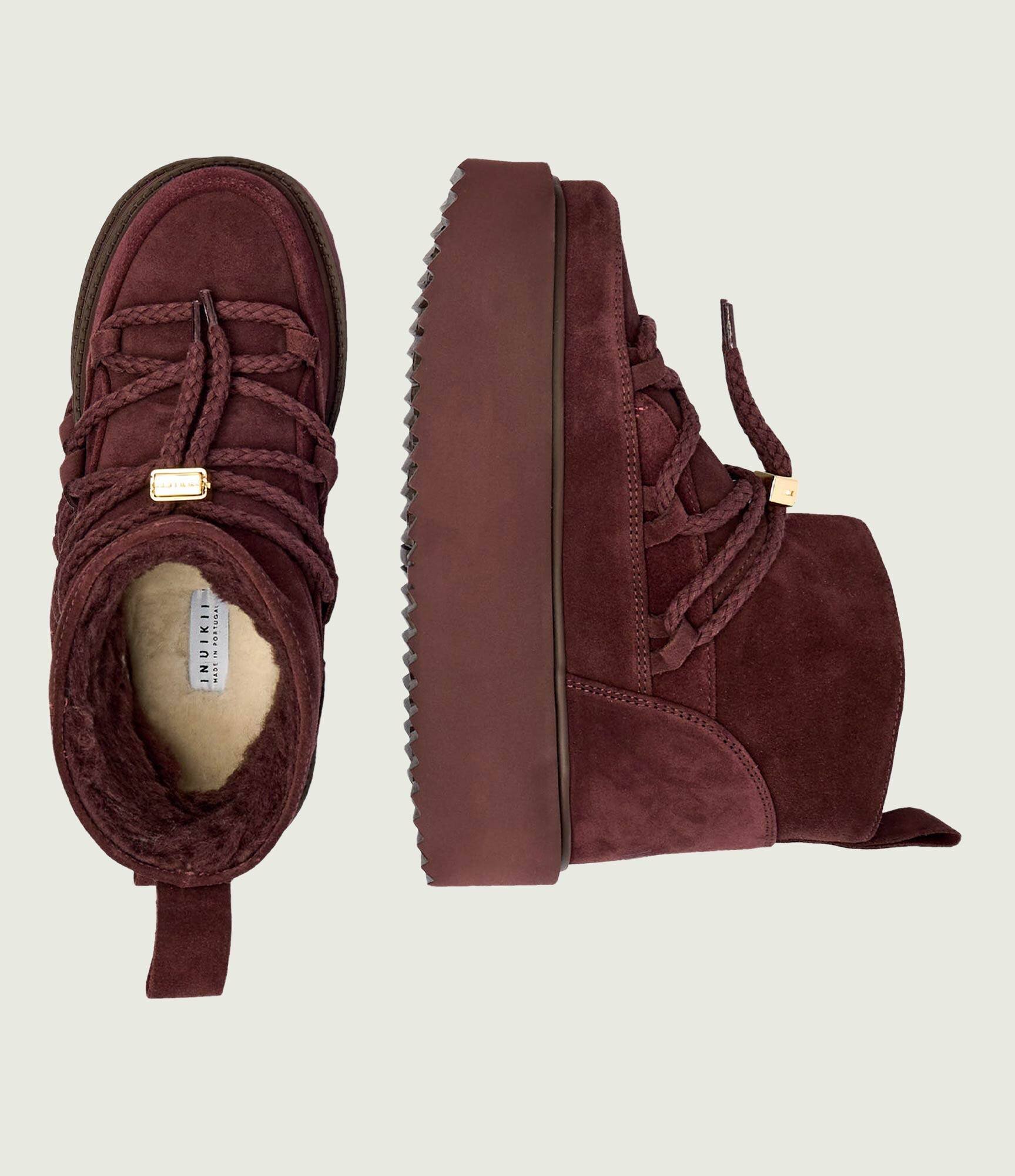 Inuikii Bocanci CLASSIC LOW PLATFORM | piele întoarsă