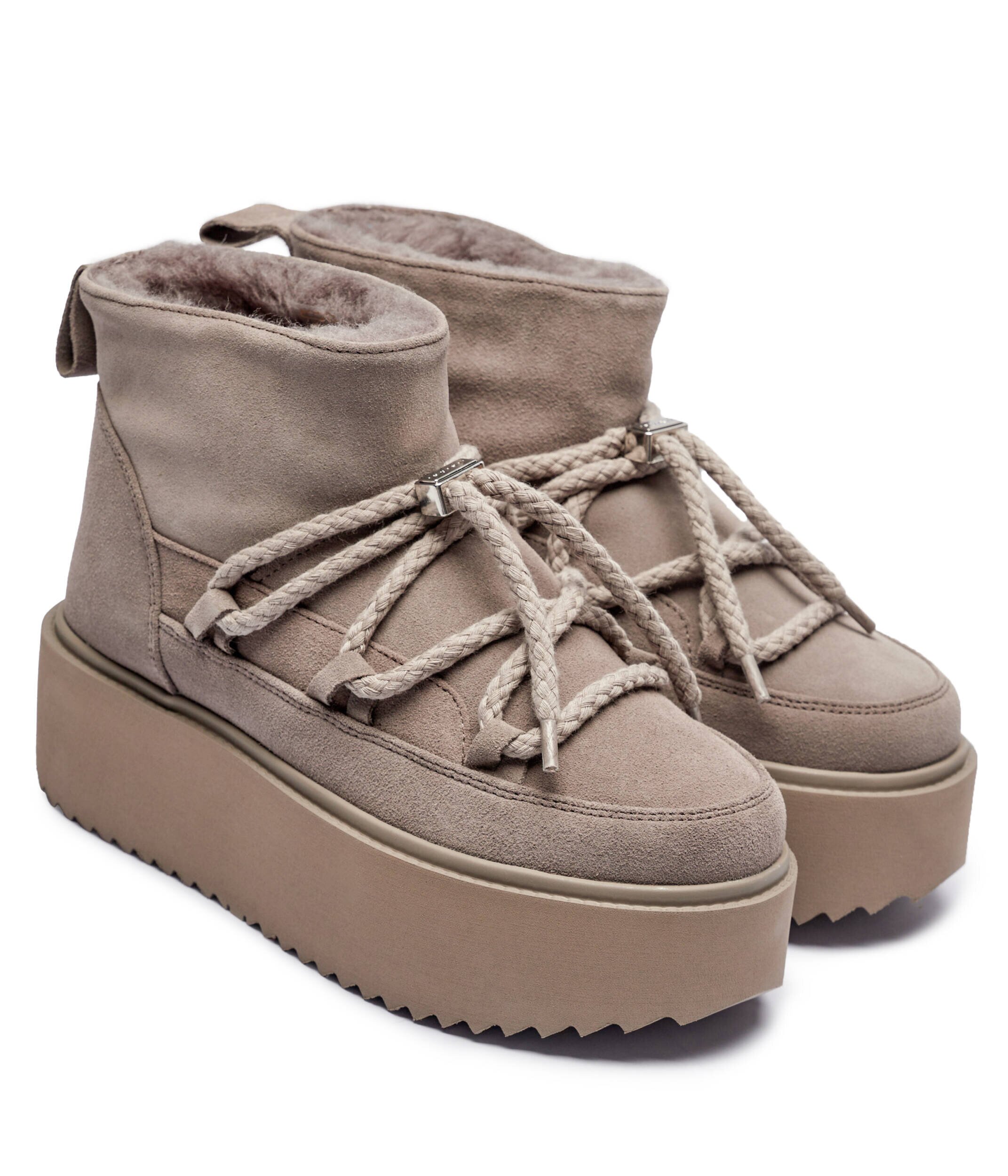 Inuikii Bocanci Classic Low Platform | piele întoarsă