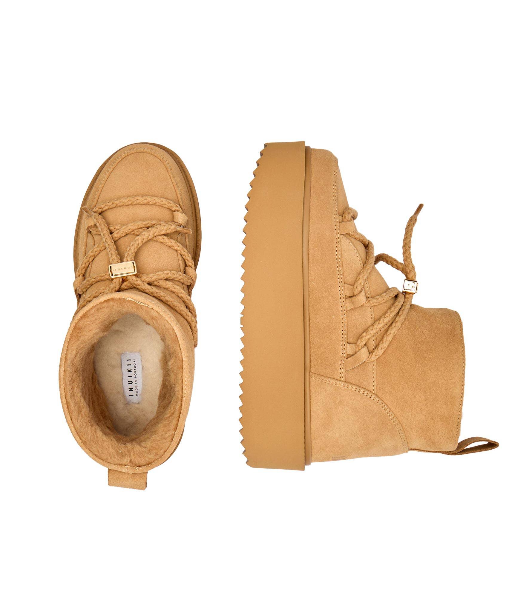 Inuikii Bocanci Classic Low Platform | piele întoarsă