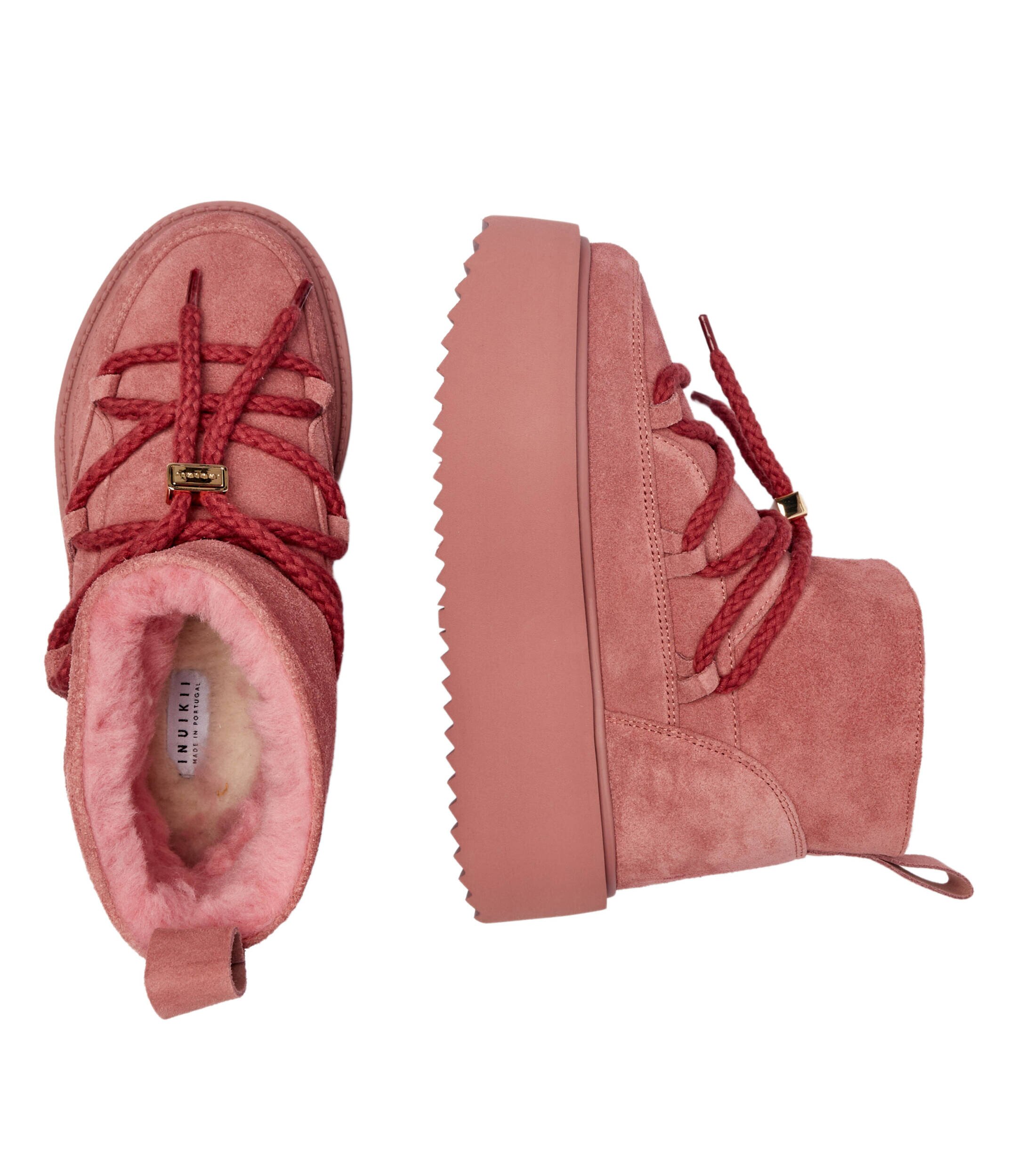 Inuikii Bocanci Classic Low Platform | piele întoarsă