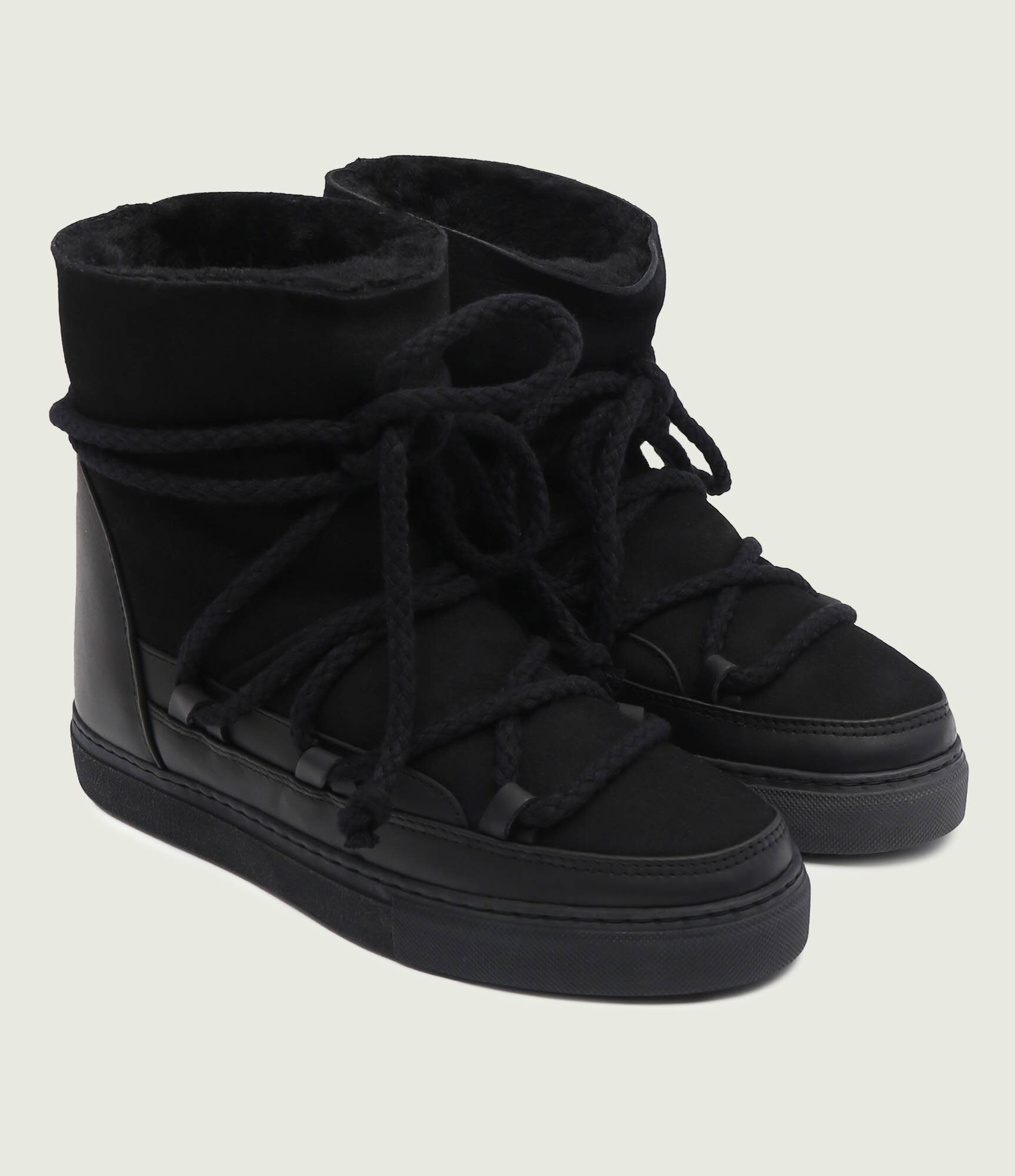 Inuikii Bocanci Classic Wedge | piele întoarsă | lână
