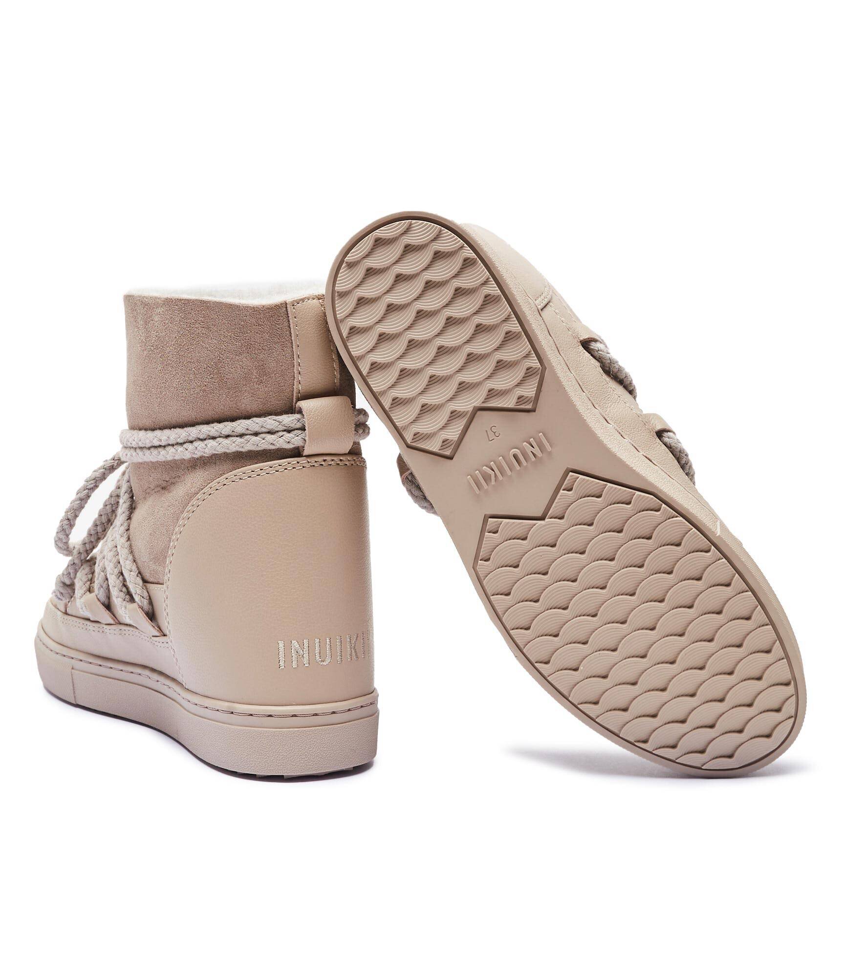 Inuikii Bocanci Classic Wedge | piele întoarsă | lână