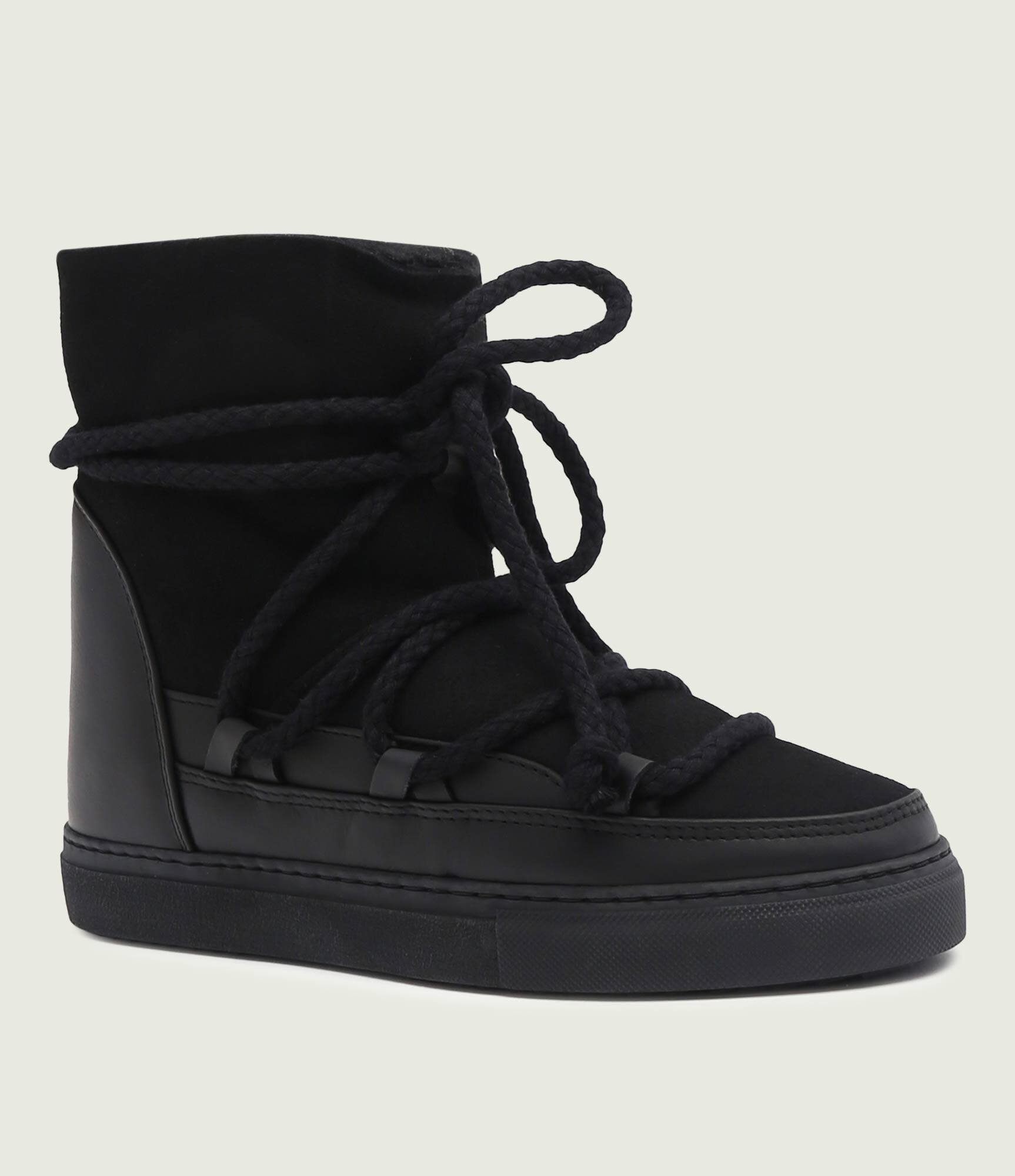 Inuikii Bocanci Classic Wedge | piele întoarsă | lână