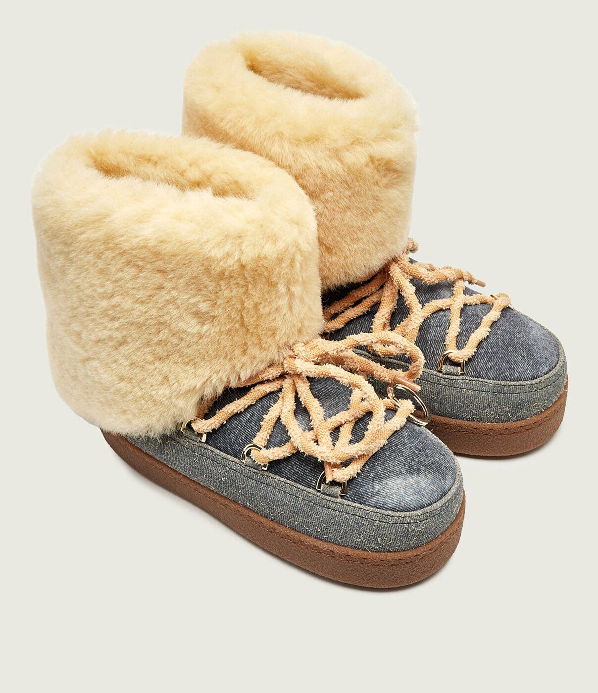 Inuikii Bocanci Distresses Jeans | shearling | zamsz | lână