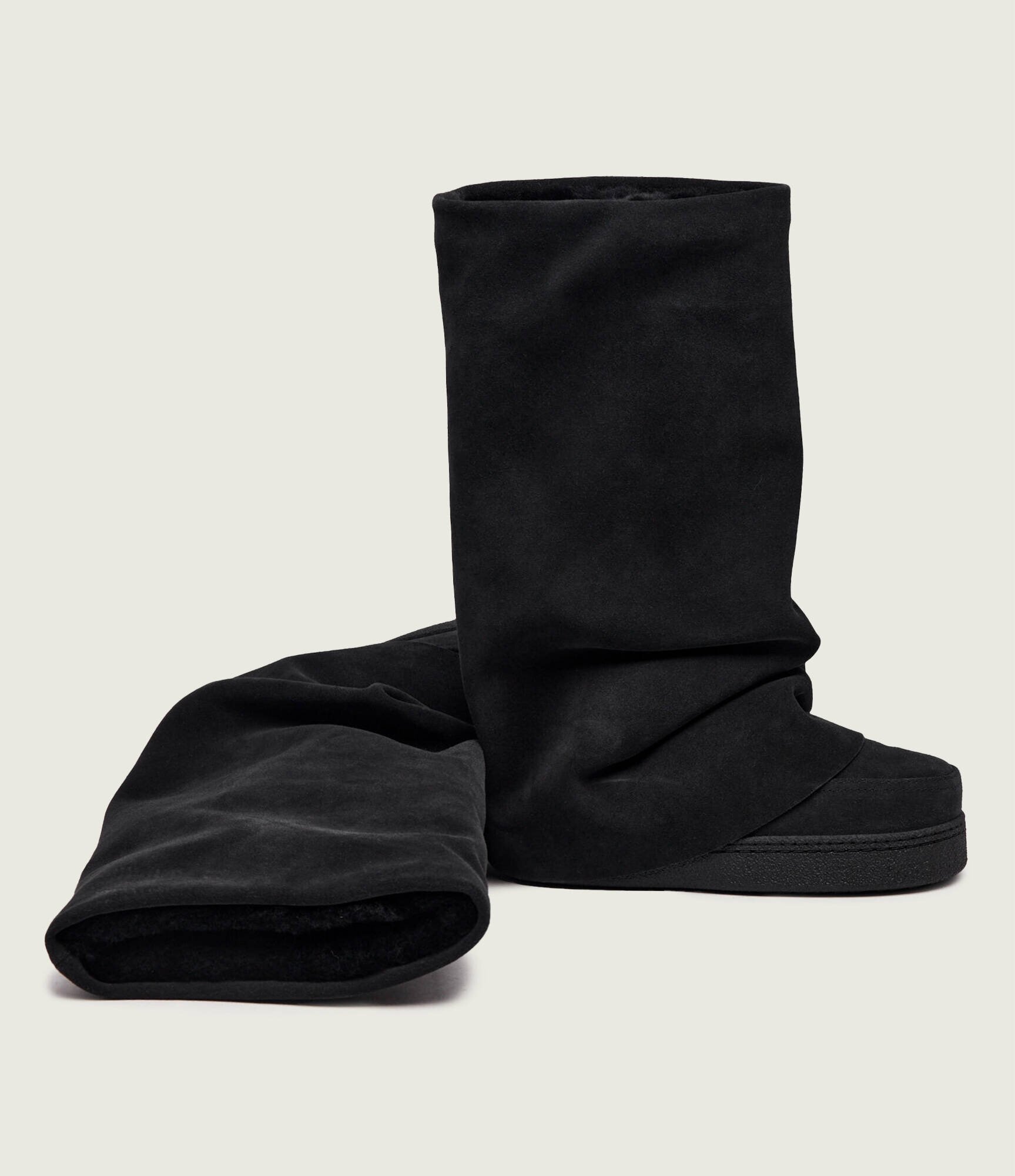 Inuikii Bocanci Drape High | x JetSet | piele întoarsă