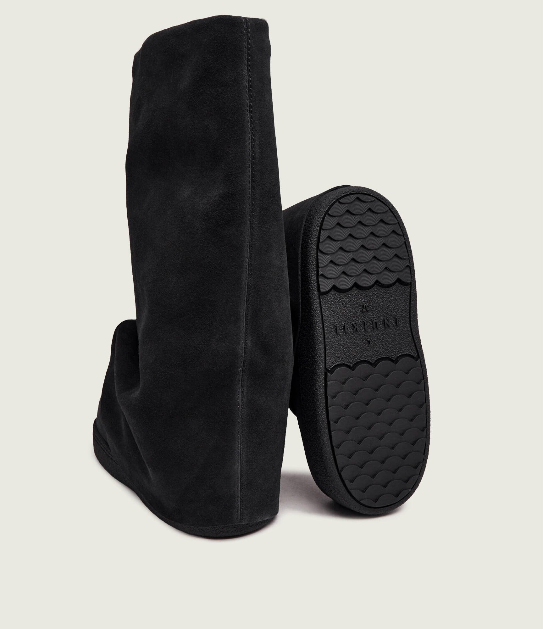Inuikii Bocanci Drape High | x JetSet | piele întoarsă
