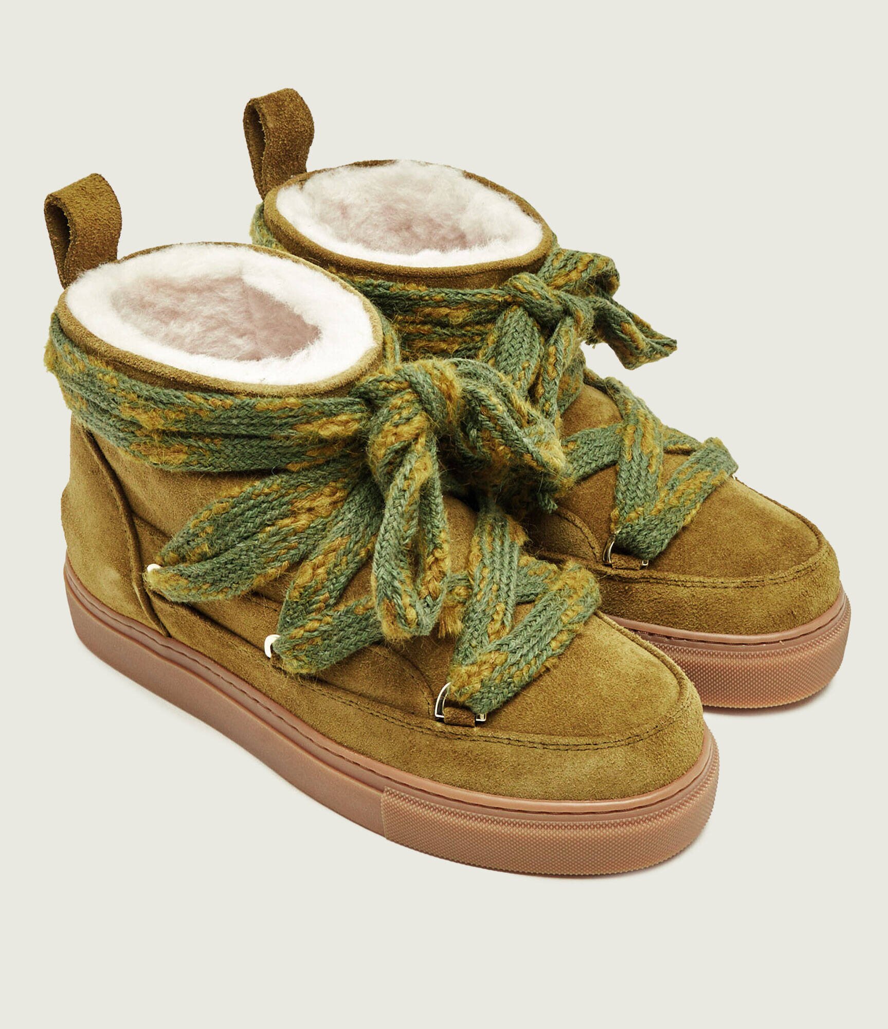 Inuikii Bocanci Knot | piele întoarsă | shearling | lână