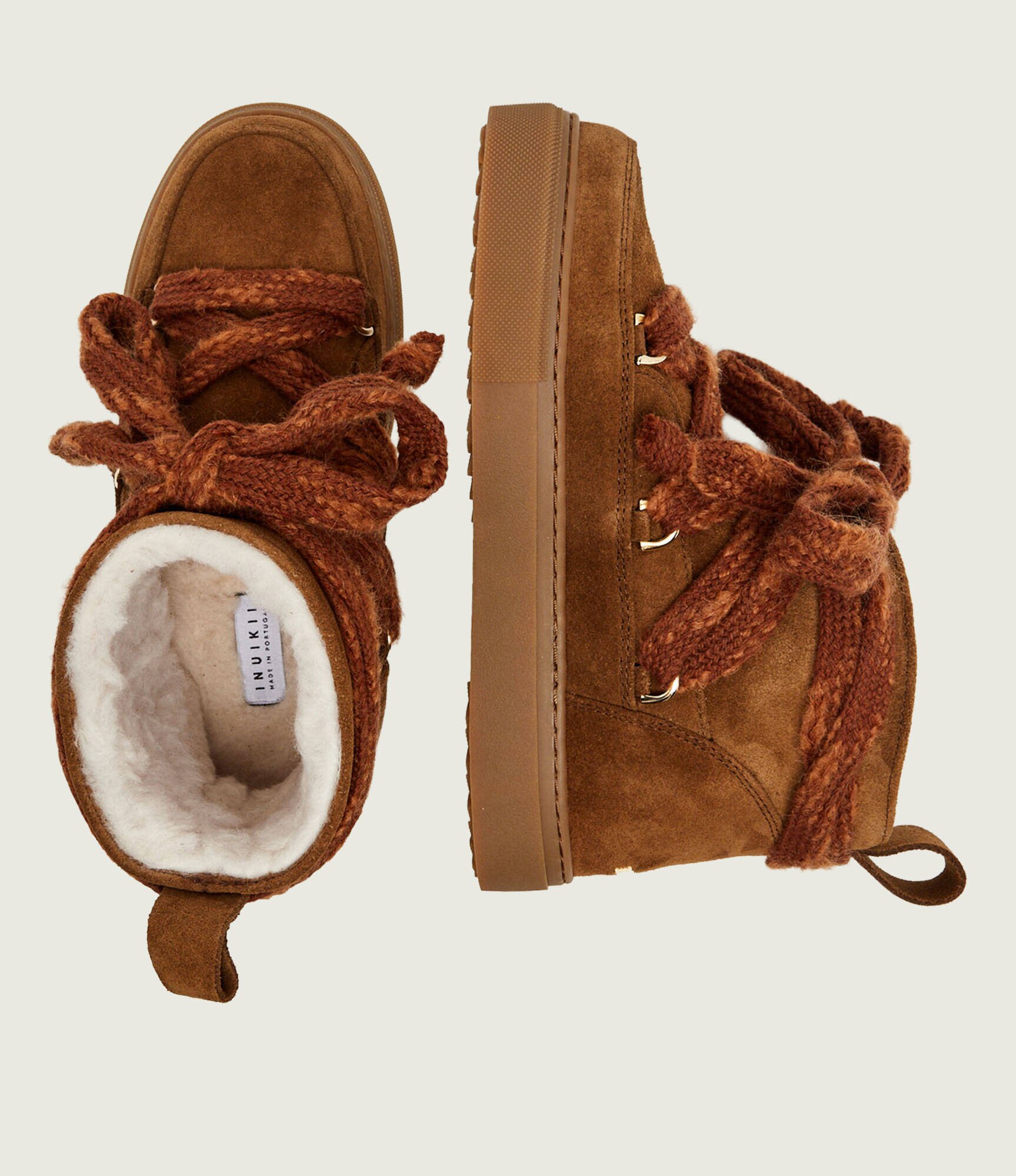 Inuikii Bocanci Knot | piele întoarsă | shearling | lână