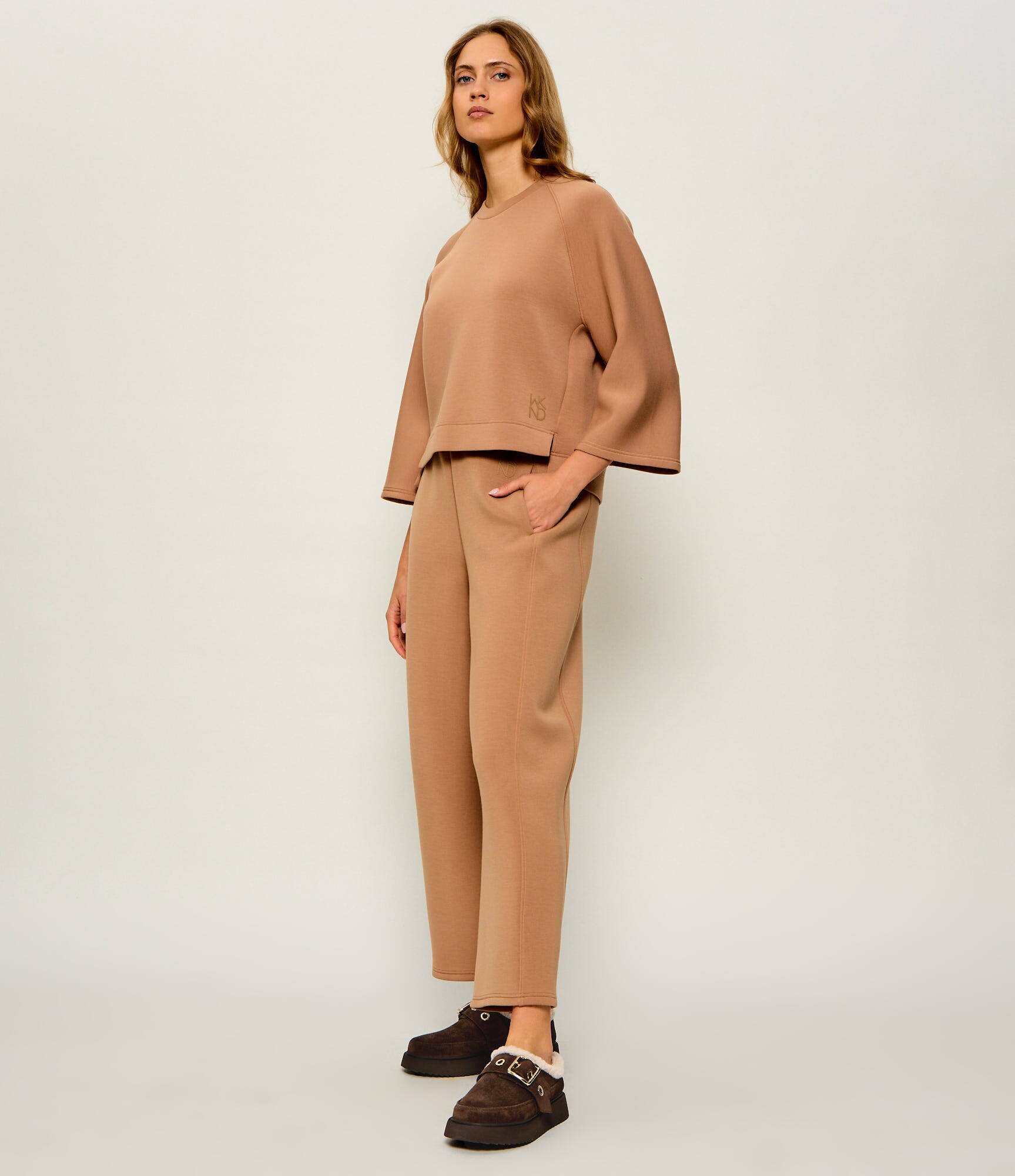 Inuikii Bocanci Micro Buckle | piele întoarsă | shearling