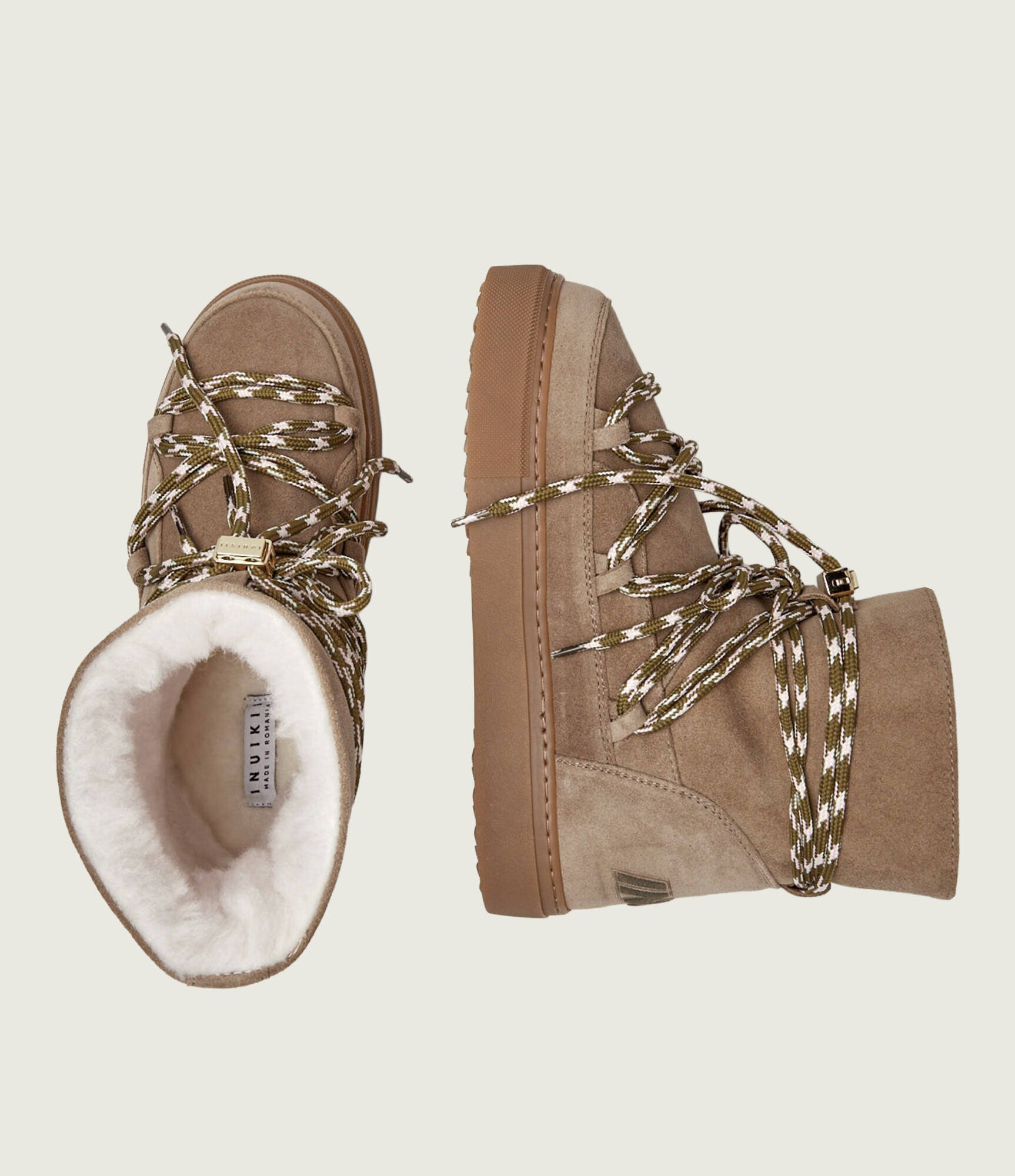 Inuikii Bocanci Suede Double Tie | piele întoarsă