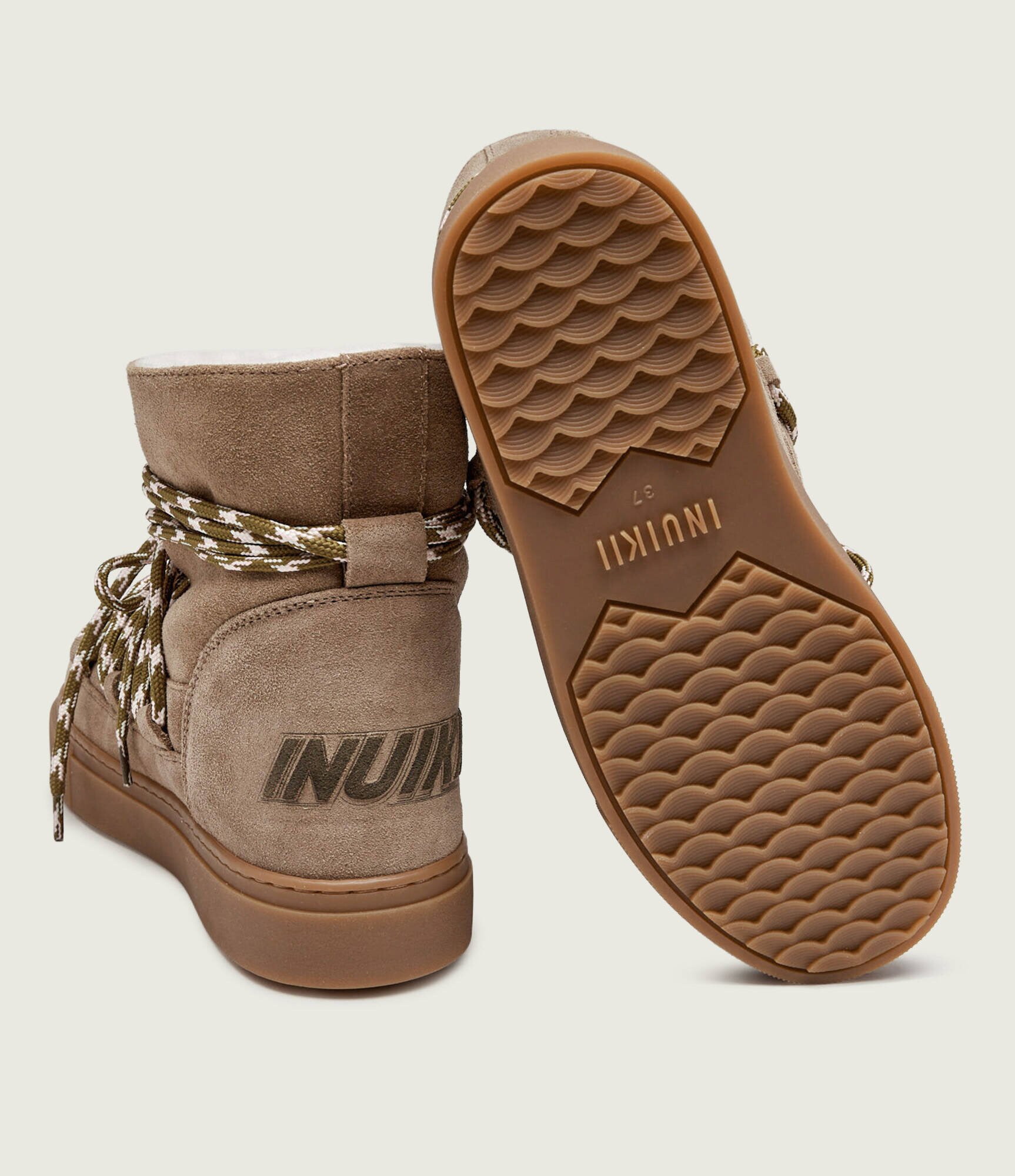 Inuikii Bocanci Suede Double Tie | piele întoarsă