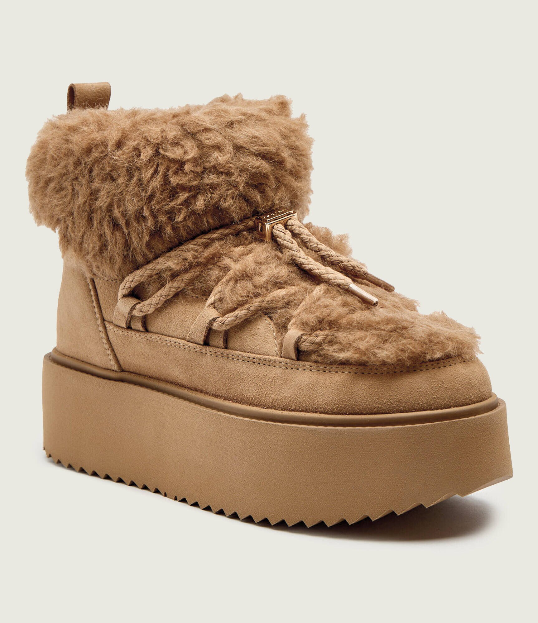 Inuikii Bocanci Teddy Platform | shearling | zamsz