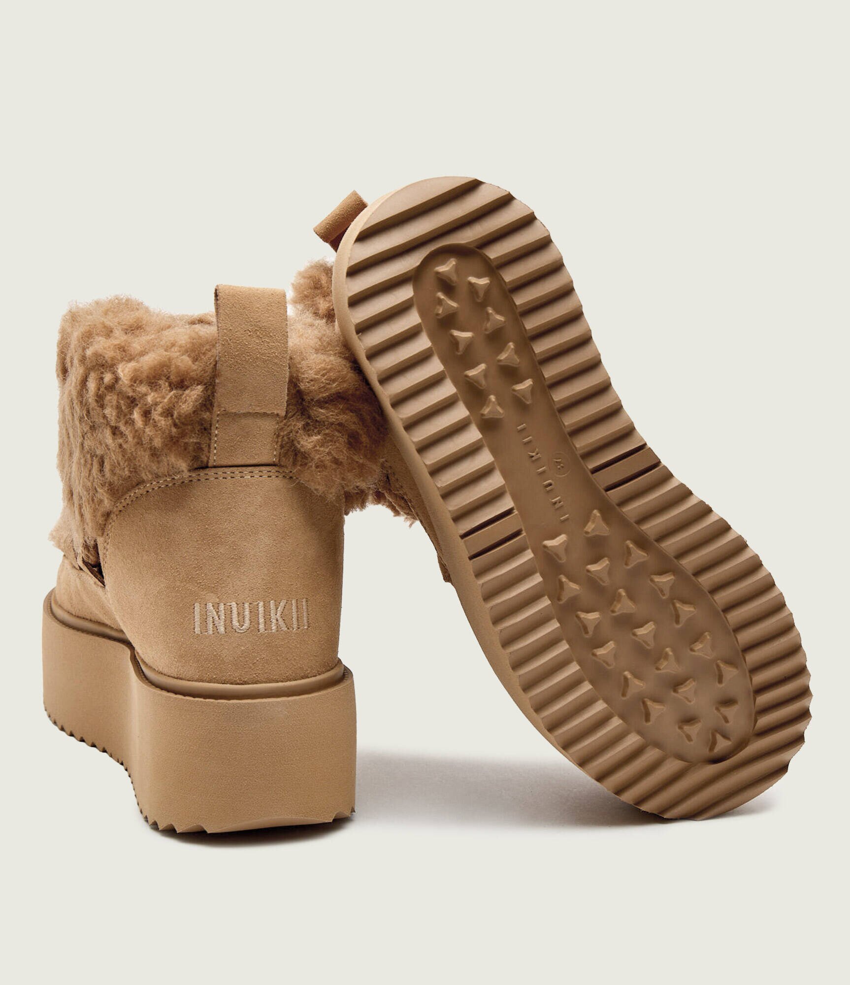 Inuikii Bocanci Teddy Platform | shearling | zamsz