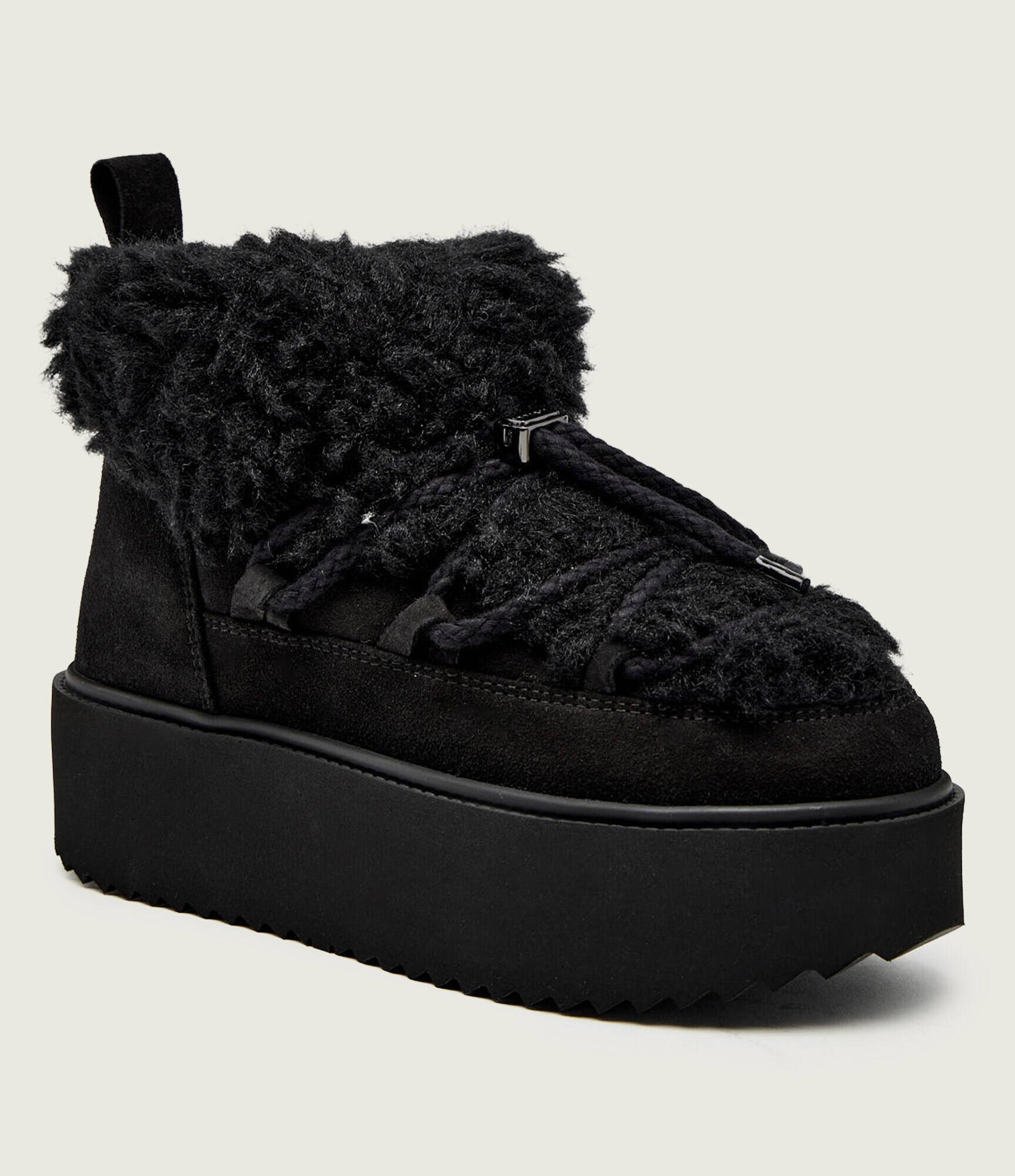 Inuikii Bocanci Teddy Platform | shearling | zamsz
