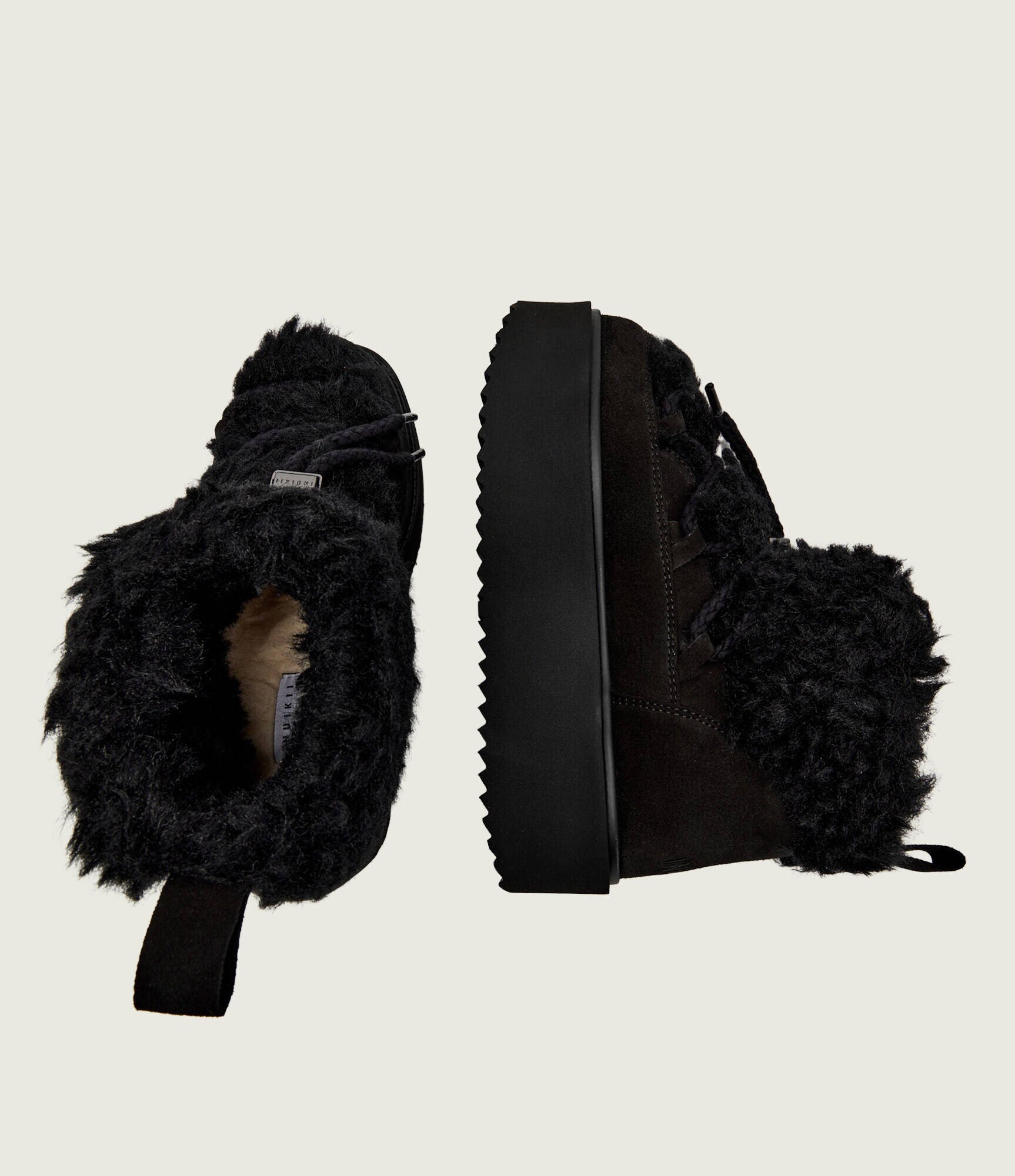 Inuikii Bocanci Teddy Platform | shearling | zamsz