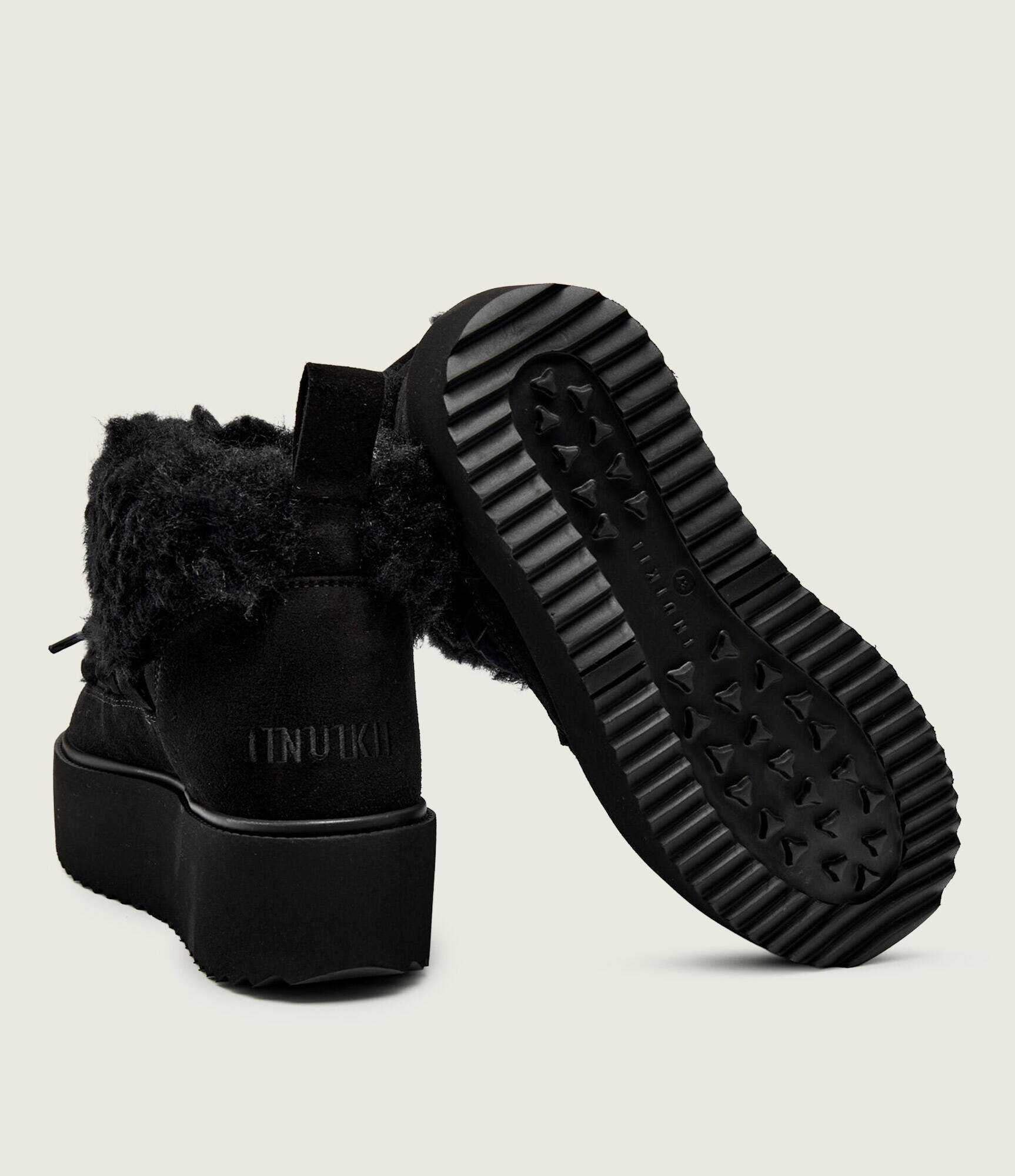 Inuikii Bocanci Teddy Platform | shearling | zamsz