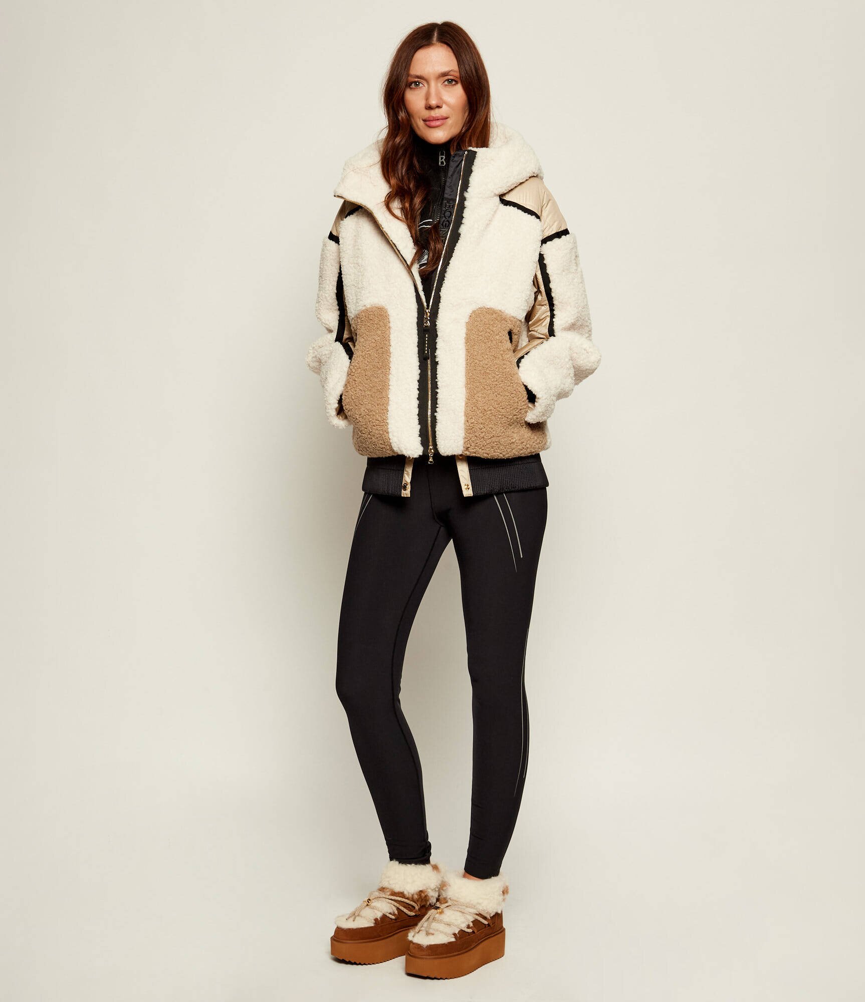 Inuikii Bocanci Teddy Platform | shearling | zamsz