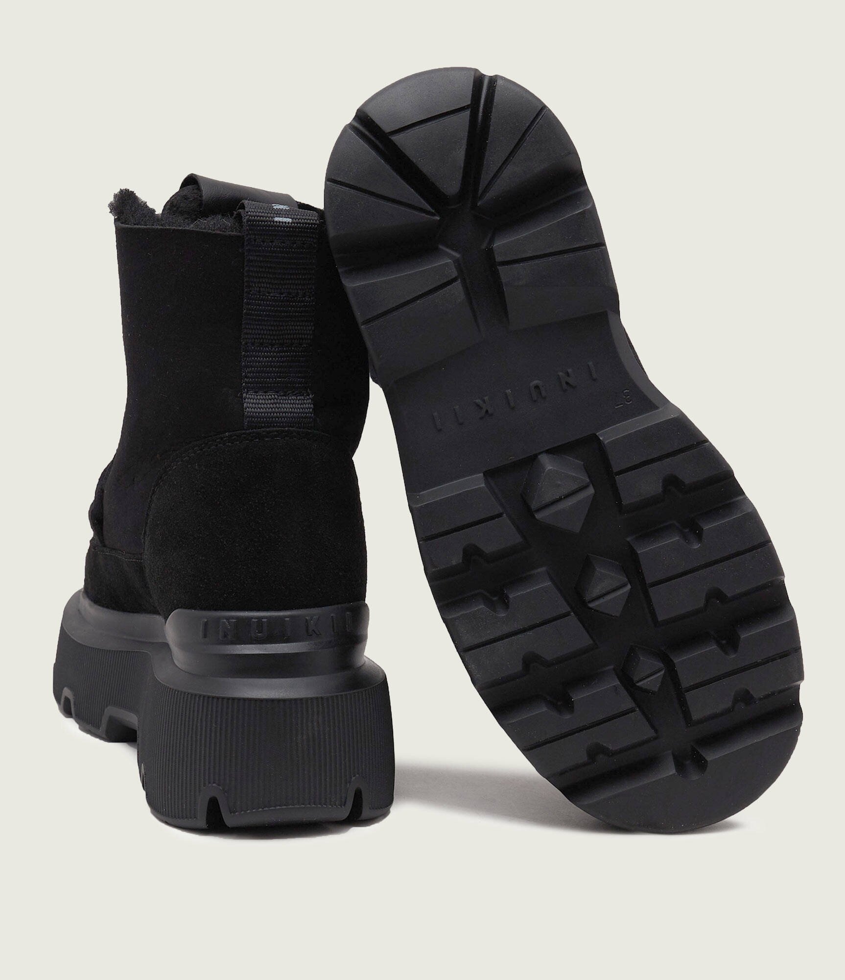 Inuikii Botine cu platformă Matilda | shearling | piele întoarsă