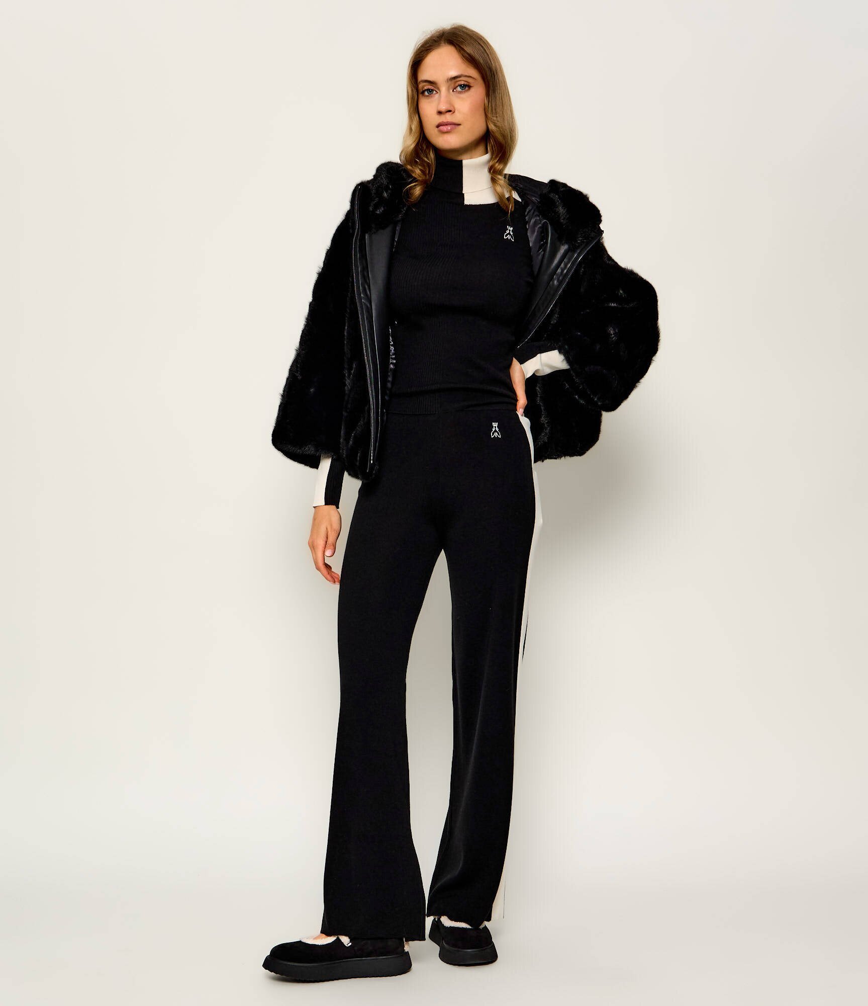 Inuikii Căptușite balerini Mary Jane | piele întoarsă | shearling