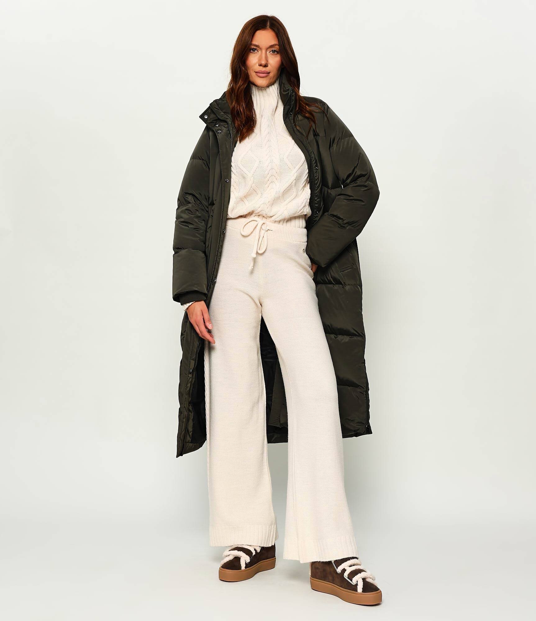 Inuikii Căptușite botine cu platformă Velcro Wedge | piele întoarsă | shearling cu adaos de lână